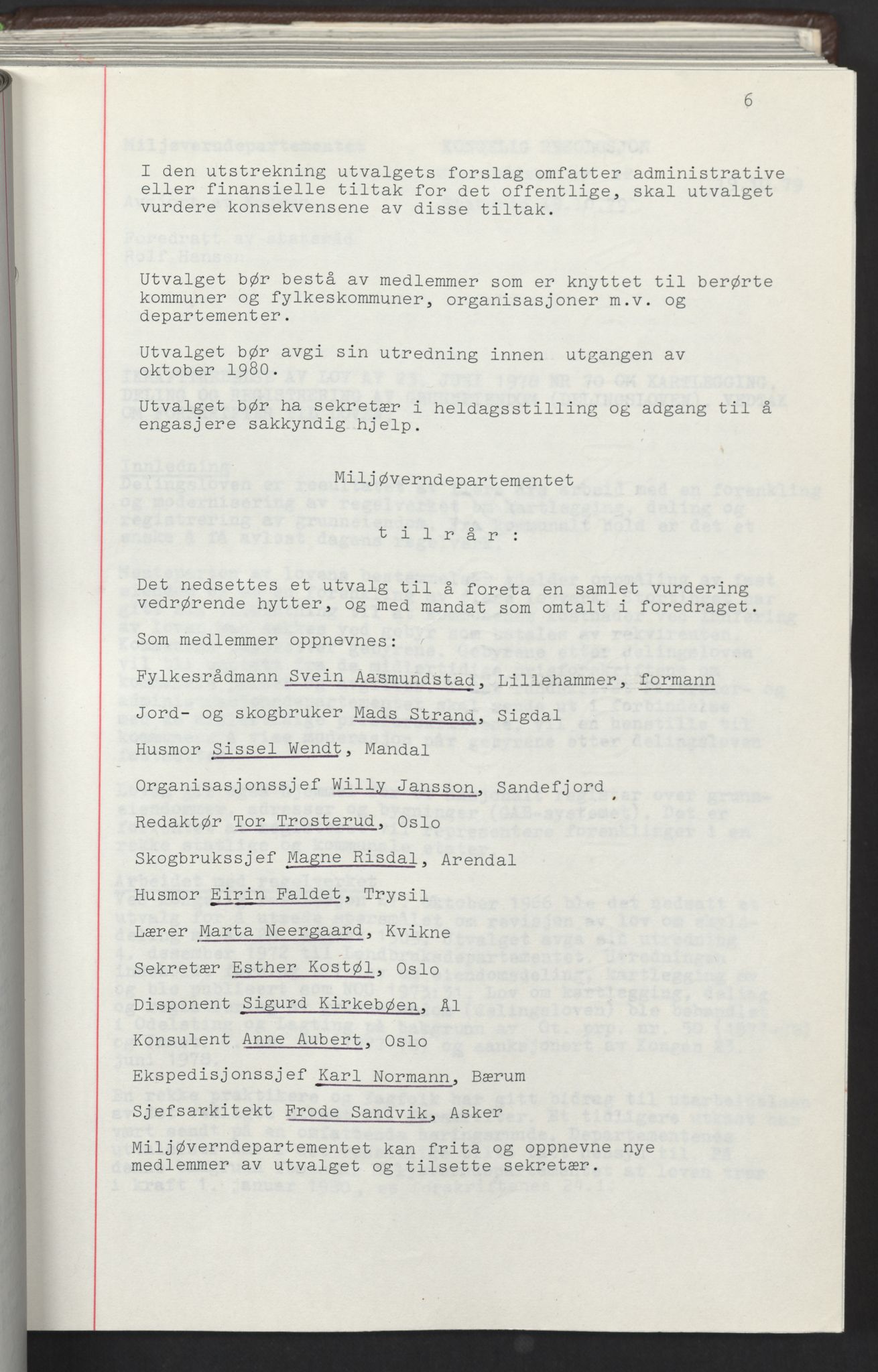 Miljøverndepartementet, AV/RA-S-2532/2/Aa/L0009: Referatprotokoller fra statsråd, 1979-1980