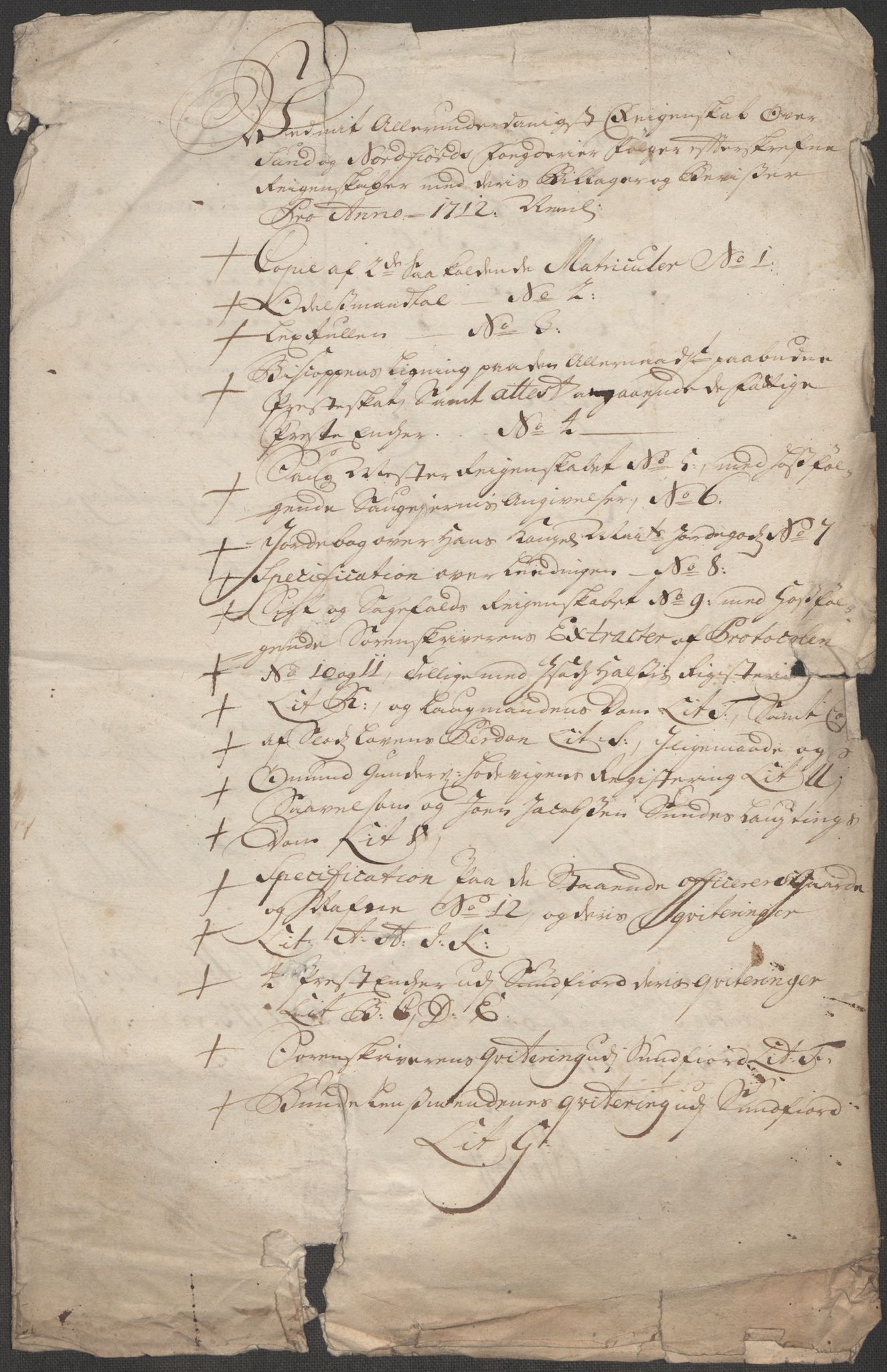 Rentekammeret inntil 1814, Reviderte regnskaper, Fogderegnskap, RA/EA-4092/R53/L3435: Fogderegnskap Sunn- og Nordfjord, 1712, s. 47