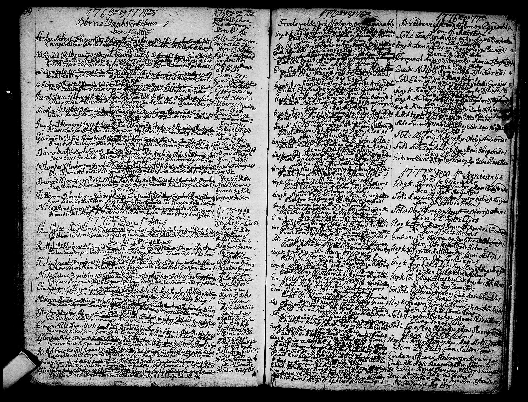 Sigdal kirkebøker, SAKO/A-245/F/Fa/L0001: Ministerialbok nr. I 1, 1722-1777, s. 139-140