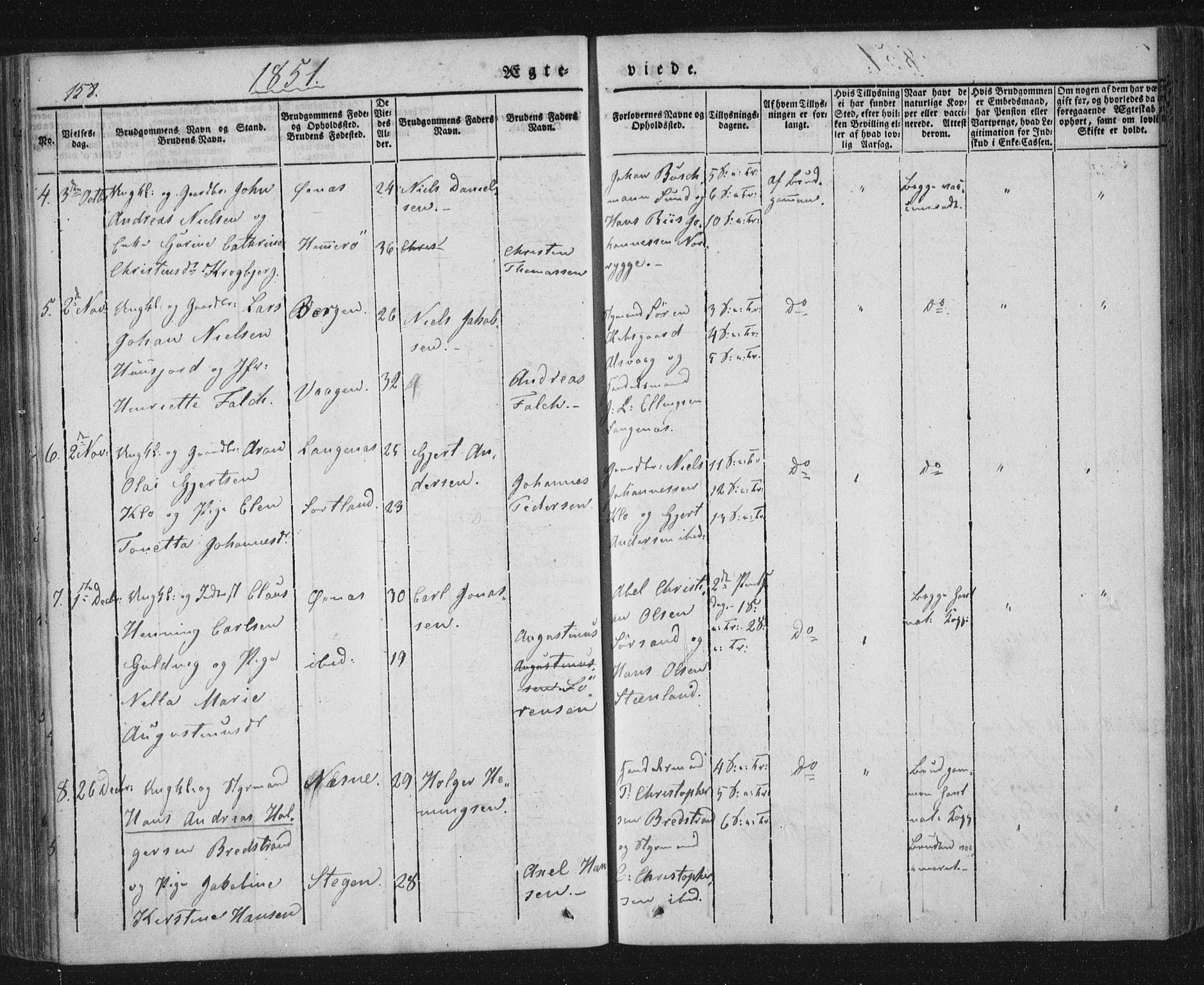 Ministerialprotokoller, klokkerbøker og fødselsregistre - Nordland, AV/SAT-A-1459/893/L1332: Ministerialbok nr. 893A05, 1841-1858, s. 158