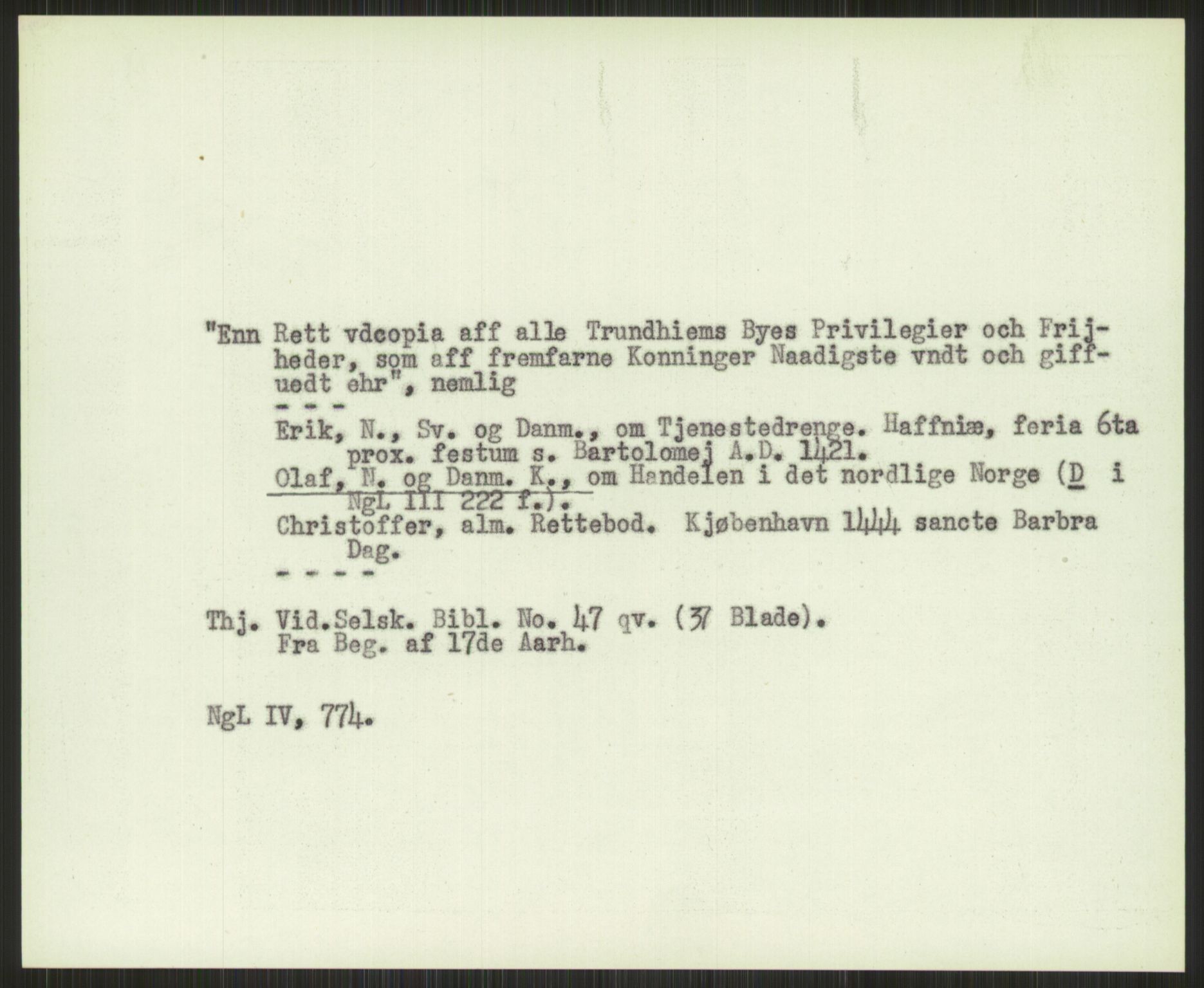 Norsk Historisk Kjeldeskrift-Institutt (NHKI), AV/RA-S-6117/G/Gc/L0030: Tematisk register til Gustav Storms håndskriftbeskrivelser i NgL bd. IV, 1381-1480, s. 159