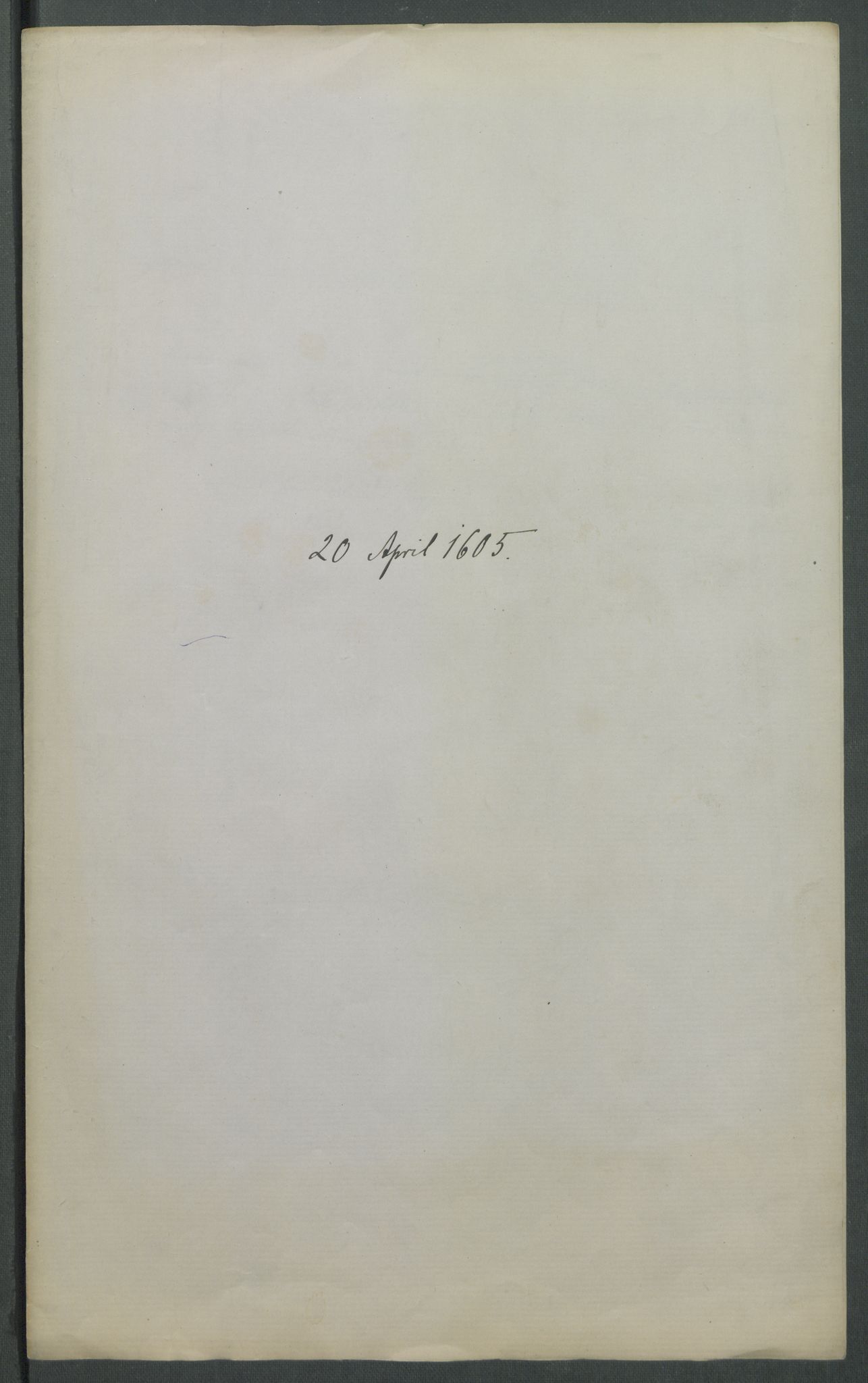 Riksarkivets diplomsamling, AV/RA-EA-5965/F02/L0114: Dokumenter, 1605, s. 19