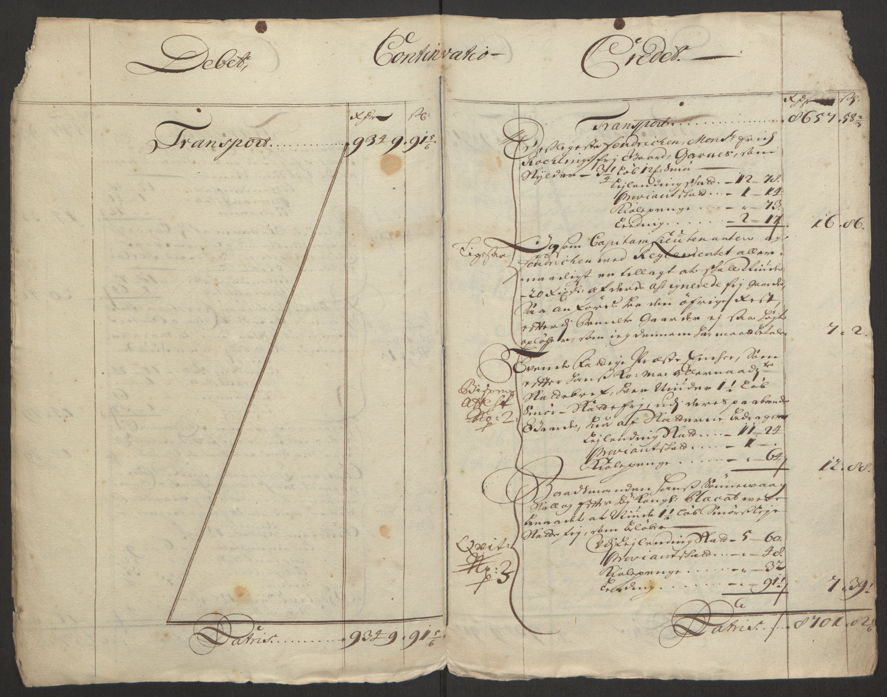 Rentekammeret inntil 1814, Reviderte regnskaper, Fogderegnskap, RA/EA-4092/R51/L3182: Fogderegnskap Nordhordland og Voss, 1694, s. 7