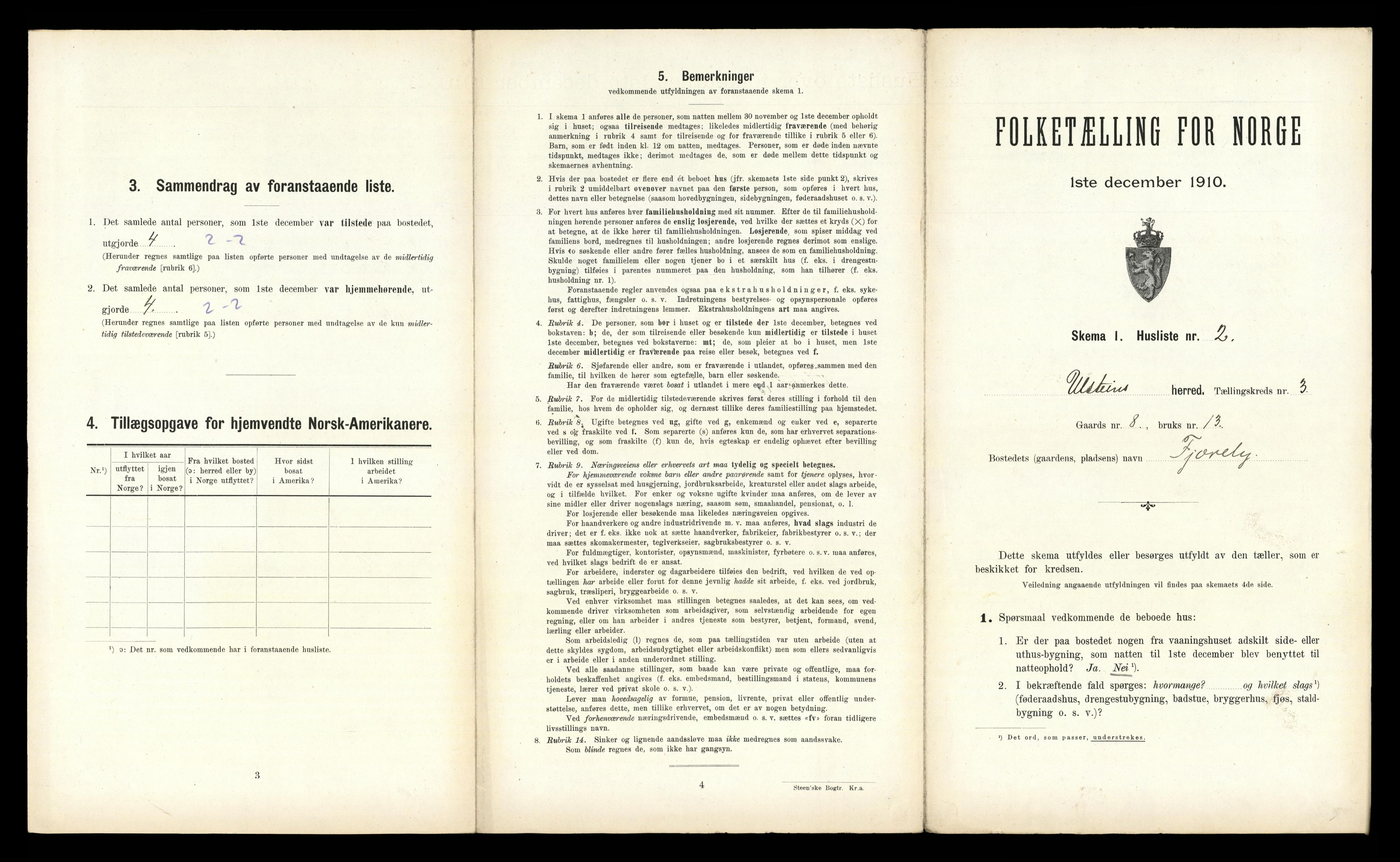 RA, Folketelling 1910 for 1516 Ulstein herred, 1910, s. 212