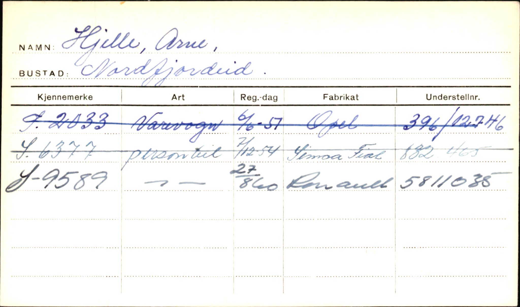 Statens vegvesen, Sogn og Fjordane vegkontor, AV/SAB-A-5301/4/F/L0001A: Eigarregister Fjordane til 1.6.1961, 1930-1961, s. 454