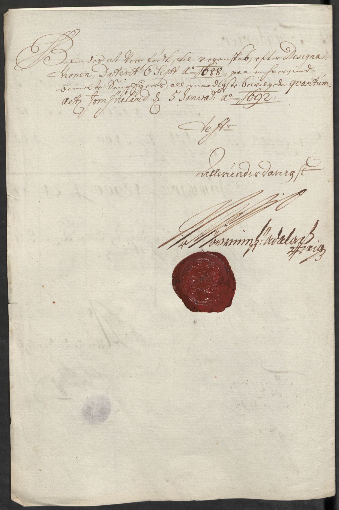 Rentekammeret inntil 1814, Reviderte regnskaper, Fogderegnskap, RA/EA-4092/R35/L2089: Fogderegnskap Øvre og Nedre Telemark, 1690-1692, s. 422