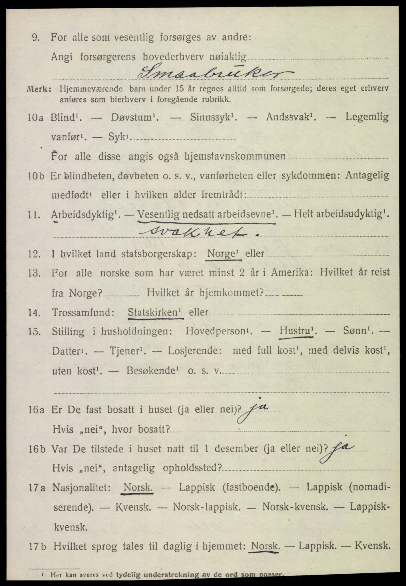 SAT, Folketelling 1920 for 1718 Leksvik herred, 1920, s. 6837