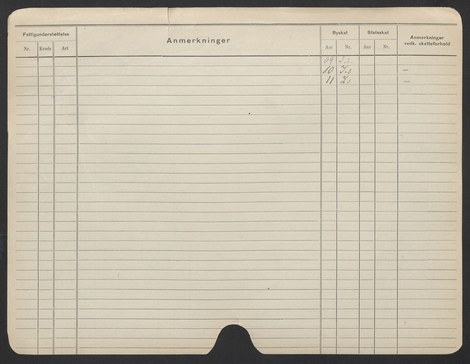 Oslo folkeregister, Registerkort, AV/SAO-A-11715/F/Fa/Fac/L0019: Kvinner, 1906-1914, s. 1154b