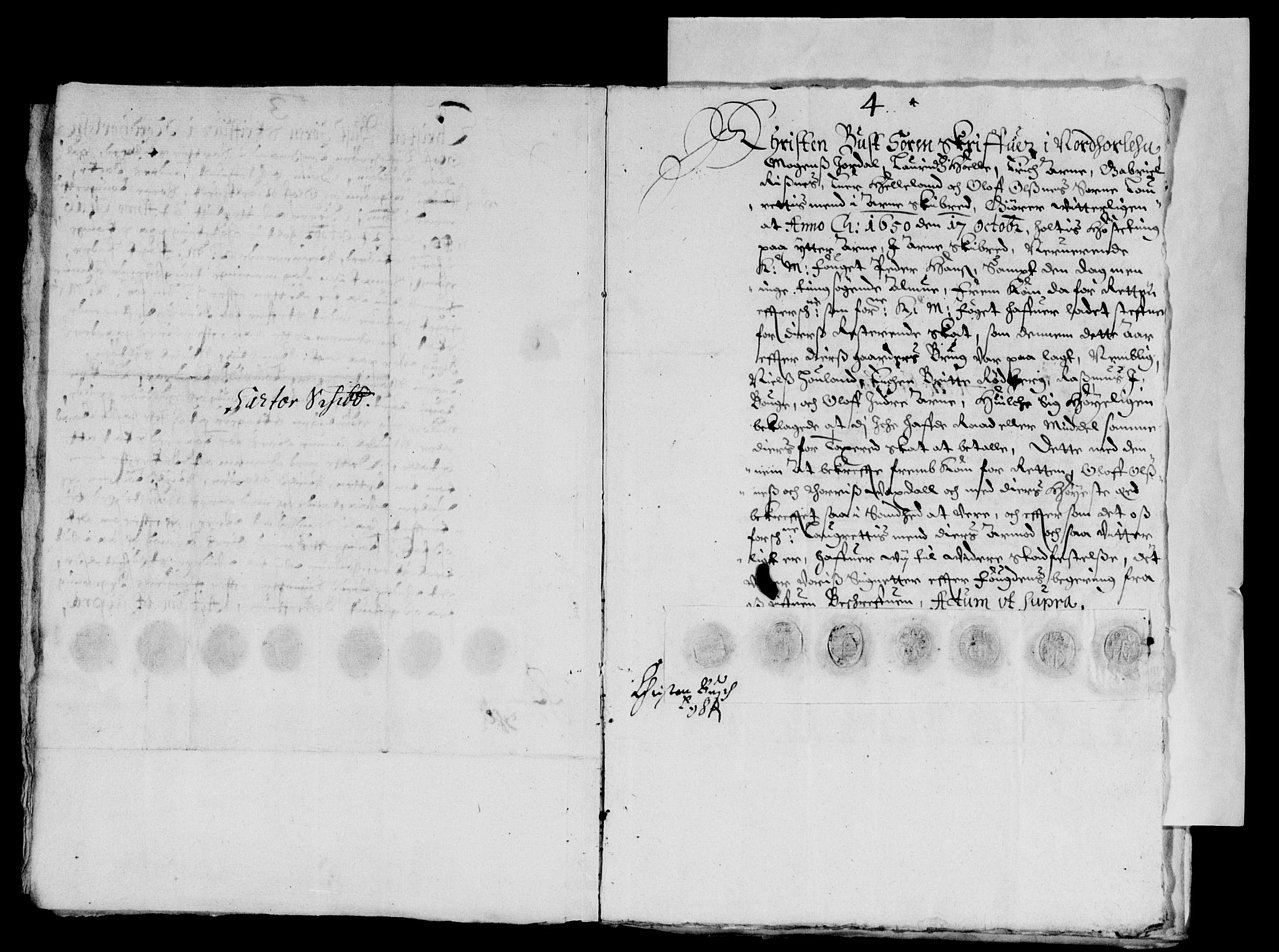 Rentekammeret inntil 1814, Reviderte regnskaper, Lensregnskaper, AV/RA-EA-5023/R/Rb/Rbt/L0117: Bergenhus len, 1650-1651