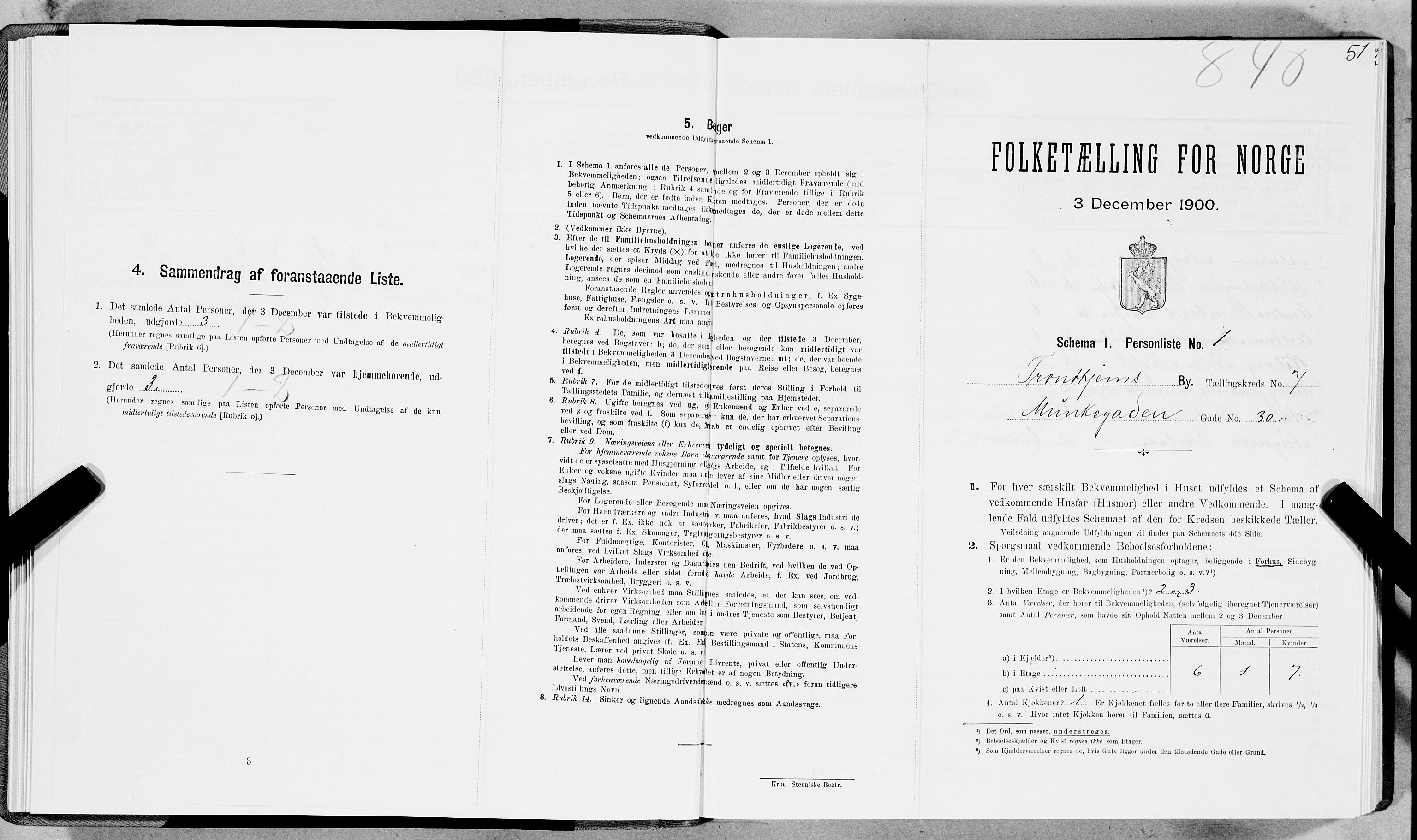 SAT, Folketelling 1900 for 1601 Trondheim kjøpstad, 1900, s. 1108