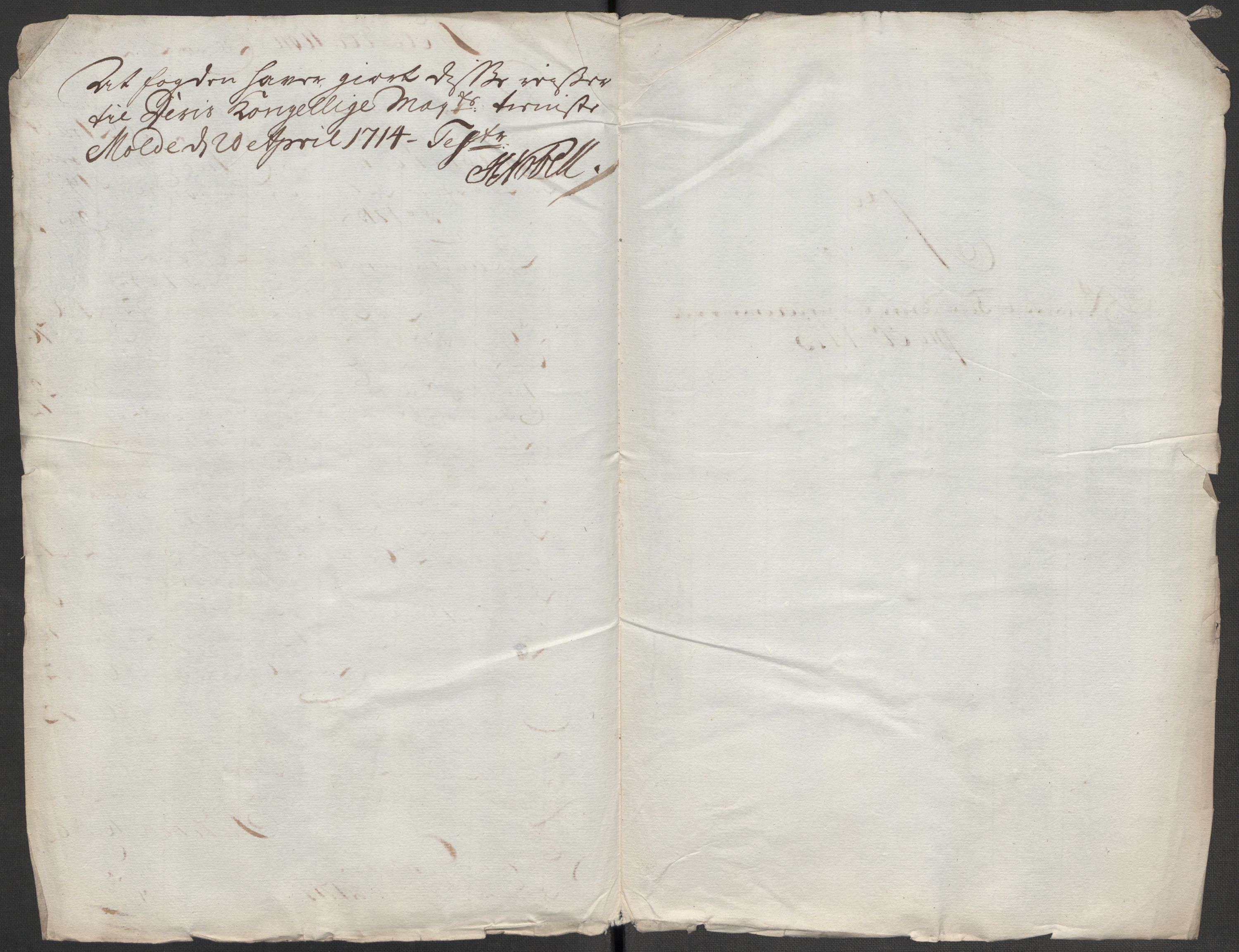 Rentekammeret inntil 1814, Reviderte regnskaper, Fogderegnskap, RA/EA-4092/R55/L3662: Fogderegnskap Romsdal, 1713-1714, s. 273