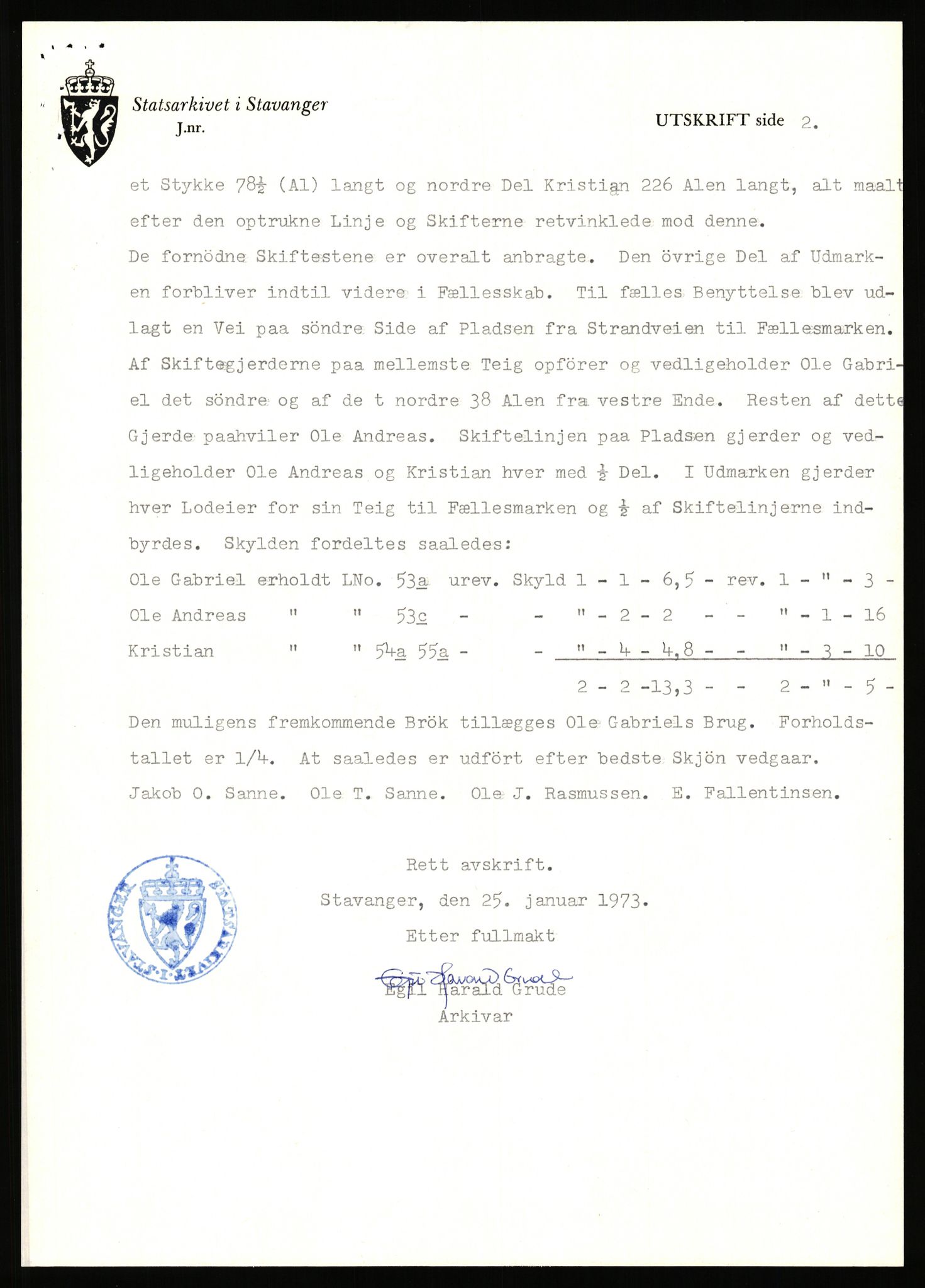 Statsarkivet i Stavanger, SAST/A-101971/03/Y/Yj/L0087: Avskrifter sortert etter gårdsnavn: Tjemsland nordre - Todhammer, 1750-1930, s. 159