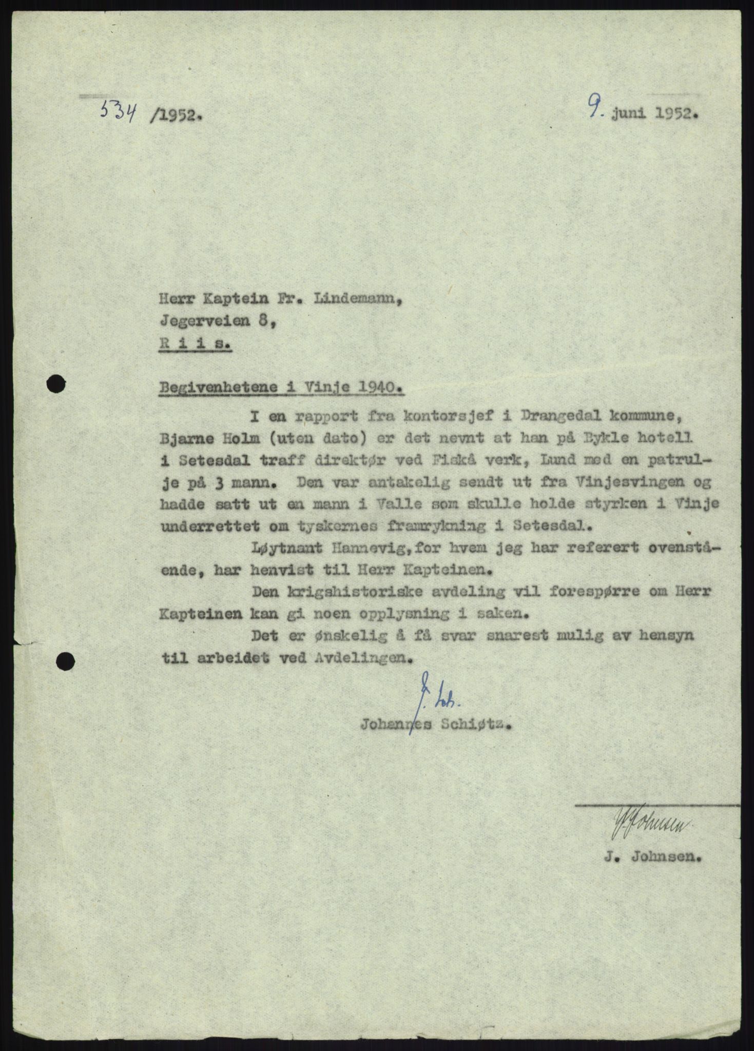 Forsvaret, Forsvarets krigshistoriske avdeling, AV/RA-RAFA-2017/Y/Yb/L0056: II-C-11-136-139  -  1. Divisjon, 1940-1957, s. 1806