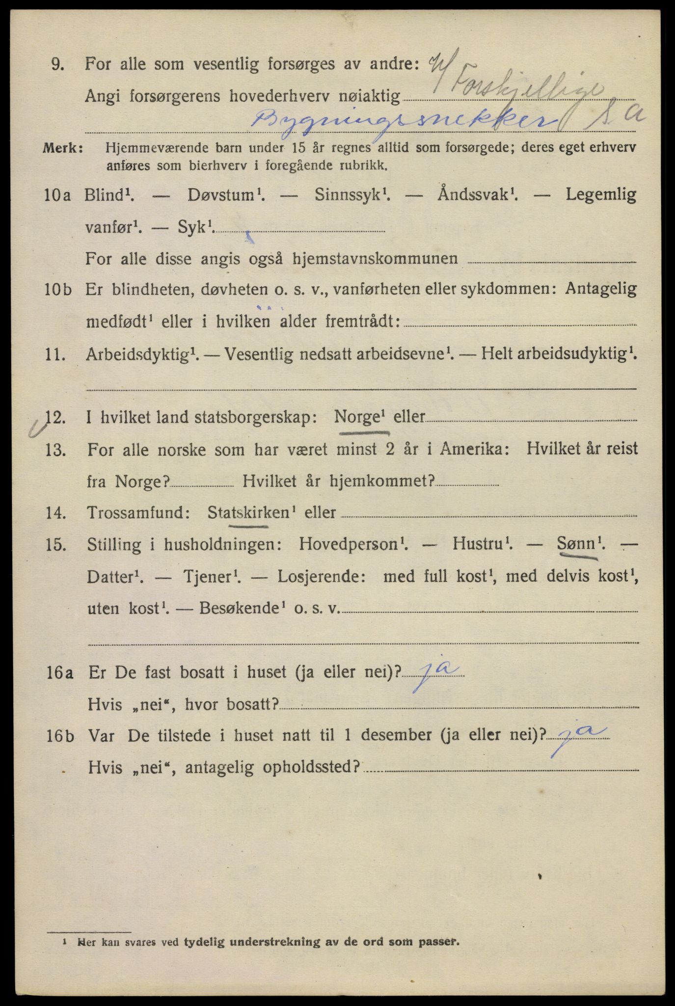 SAO, Folketelling 1920 for 0301 Kristiania kjøpstad, 1920, s. 466870