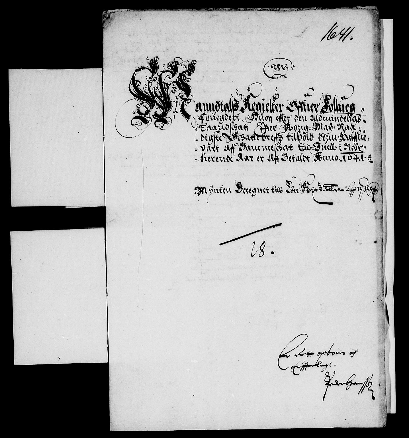 Rentekammeret inntil 1814, Reviderte regnskaper, Lensregnskaper, AV/RA-EA-5023/R/Rb/Rba/L0159: Akershus len, 1641-1642