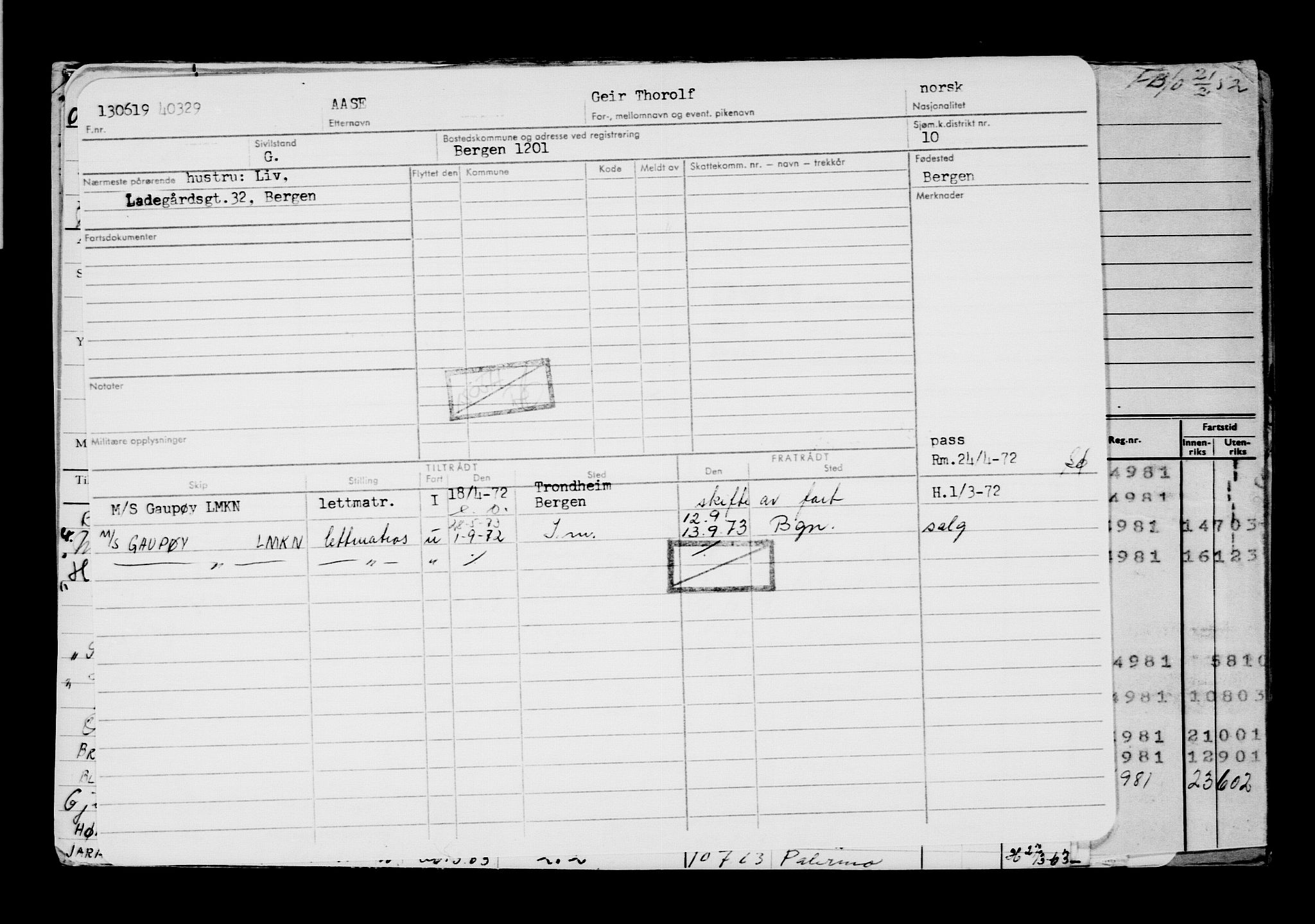 Direktoratet for sjømenn, AV/RA-S-3545/G/Gb/L0169: Hovedkort, 1919, s. 540