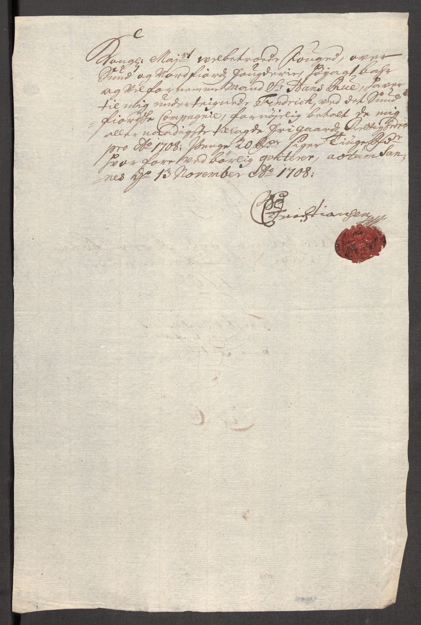 Rentekammeret inntil 1814, Reviderte regnskaper, Fogderegnskap, RA/EA-4092/R53/L3431: Fogderegnskap Sunn- og Nordfjord, 1708, s. 177