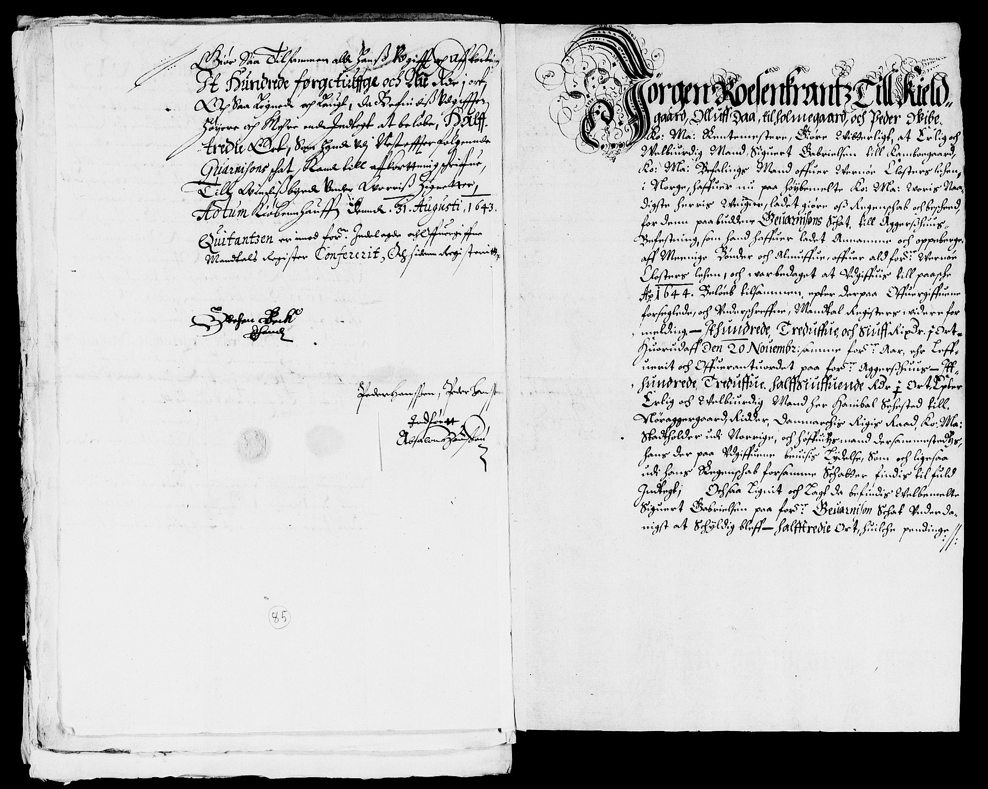 Rentekammeret inntil 1814, Reviderte regnskaper, Lensregnskaper, AV/RA-EA-5023/R/Rb/Rbg/L0009: Verne kloster len, 1618-1654