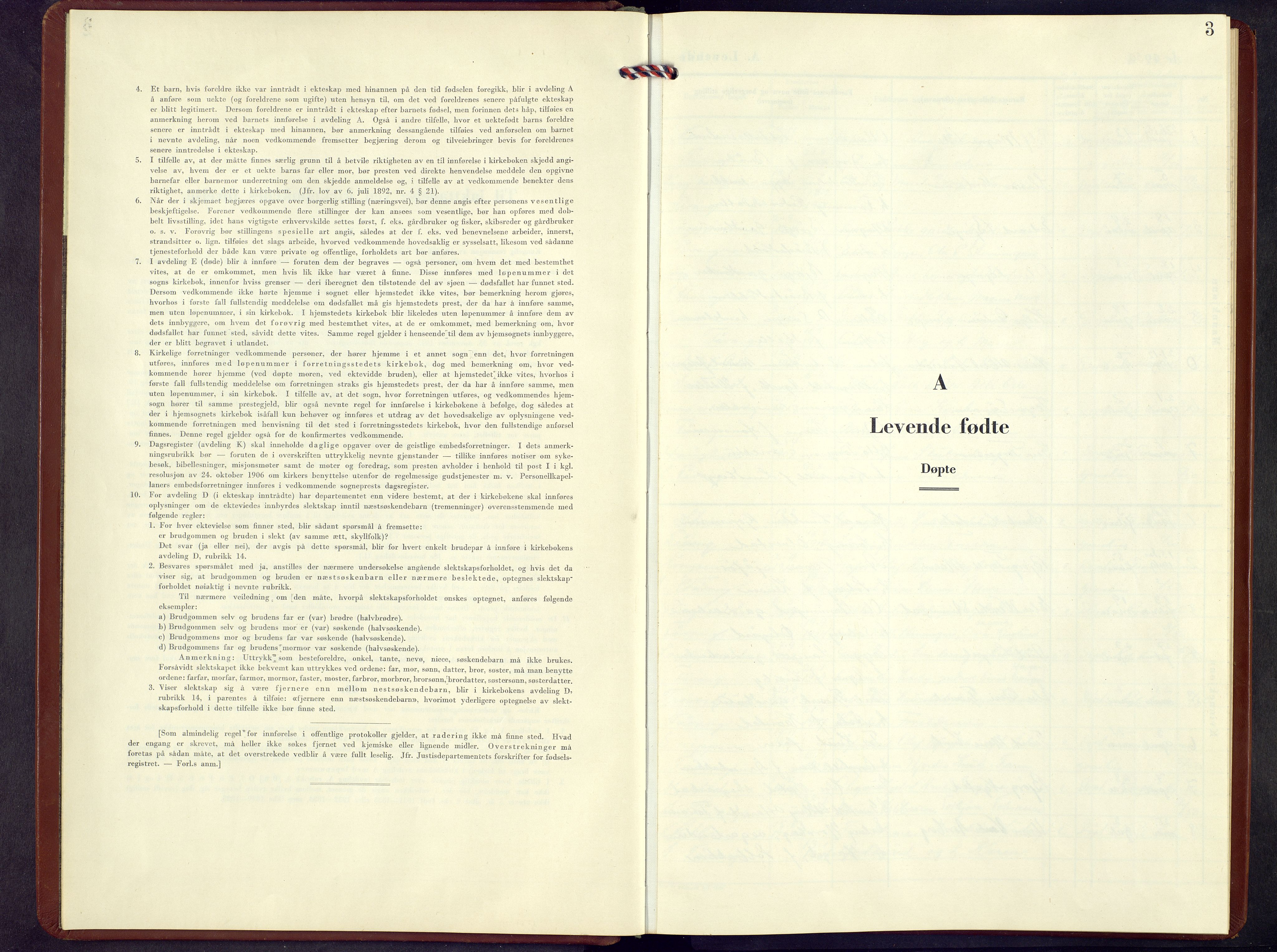 Ringebu prestekontor, SAH/PREST-082/H/Ha/Hab/L0014: Klokkerbok nr. 14, 1950-1962, s. 3