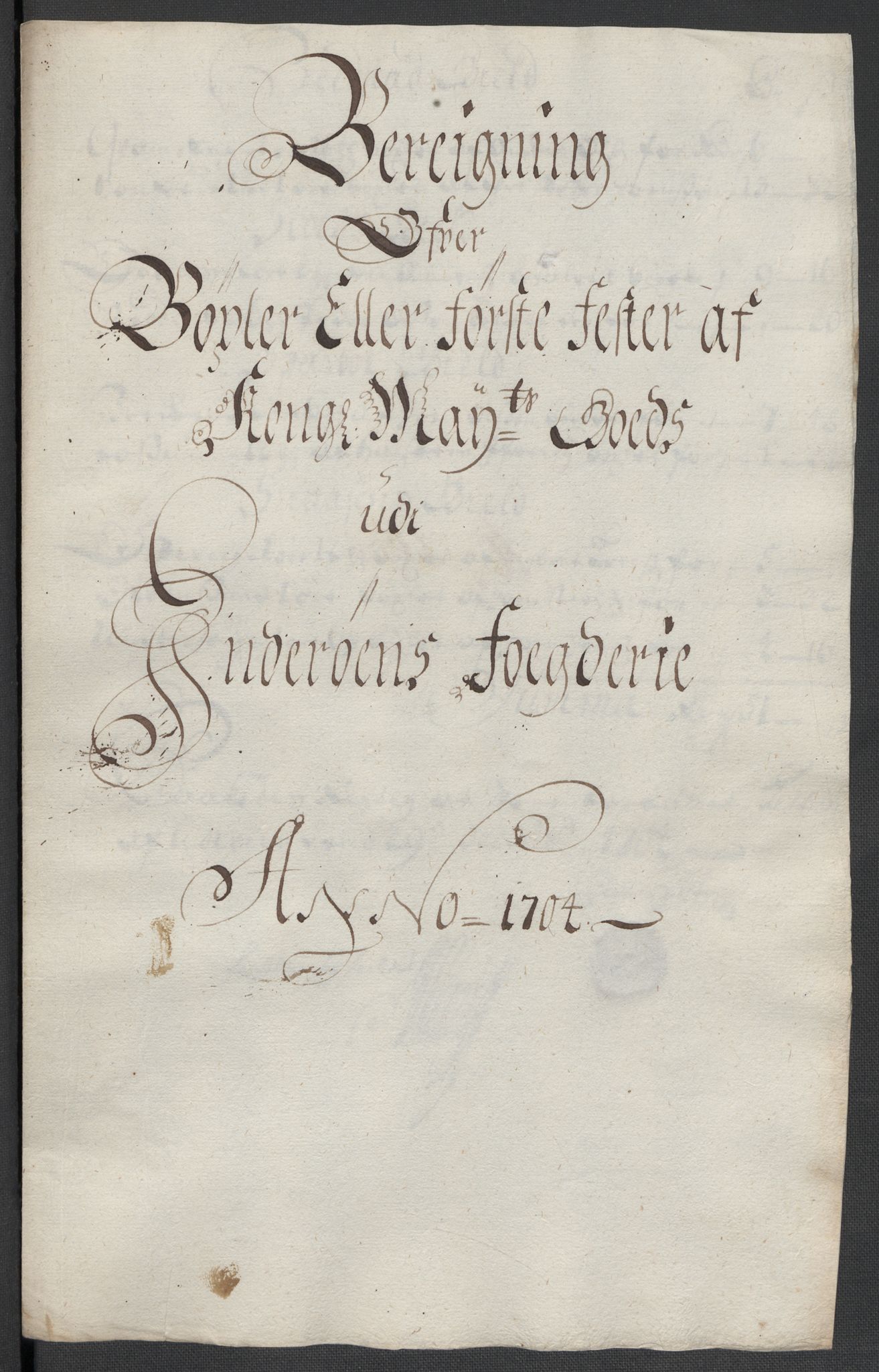 Rentekammeret inntil 1814, Reviderte regnskaper, Fogderegnskap, RA/EA-4092/R63/L4313: Fogderegnskap Inderøy, 1703-1704, s. 523