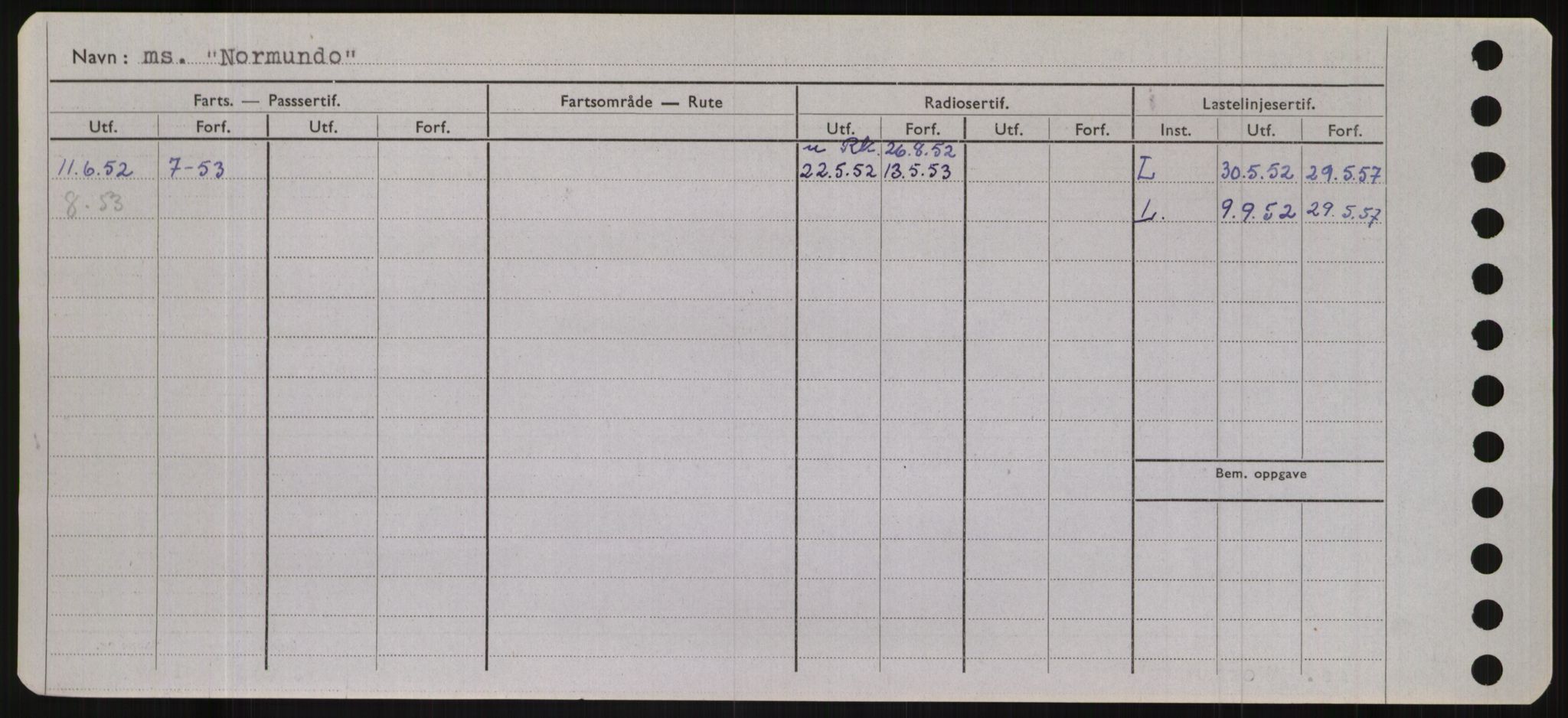 Sjøfartsdirektoratet med forløpere, Skipsmålingen, AV/RA-S-1627/H/Hb/L0003: Fartøy, I-N, s. 454