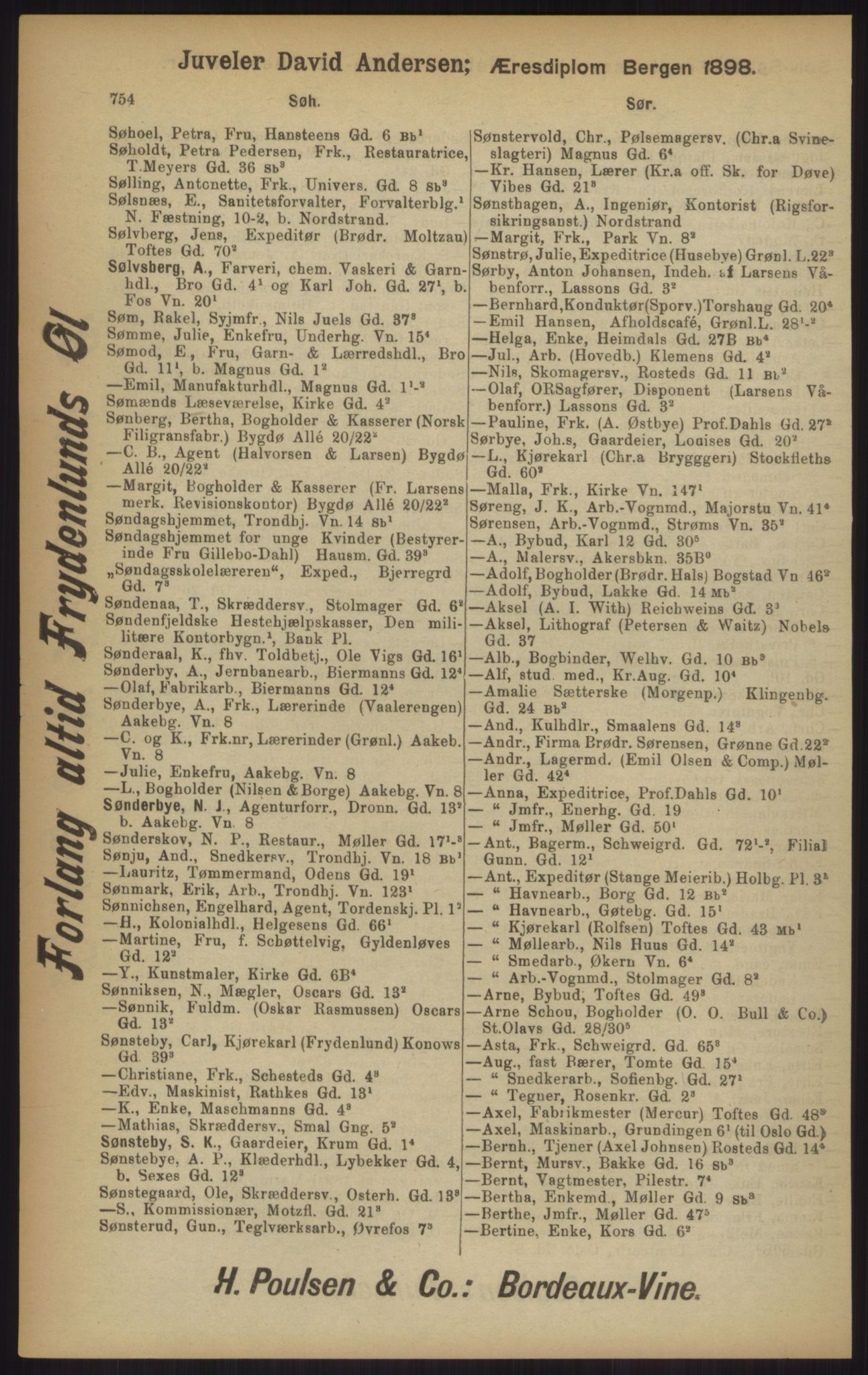 Kristiania/Oslo adressebok, PUBL/-, 1902, s. 754