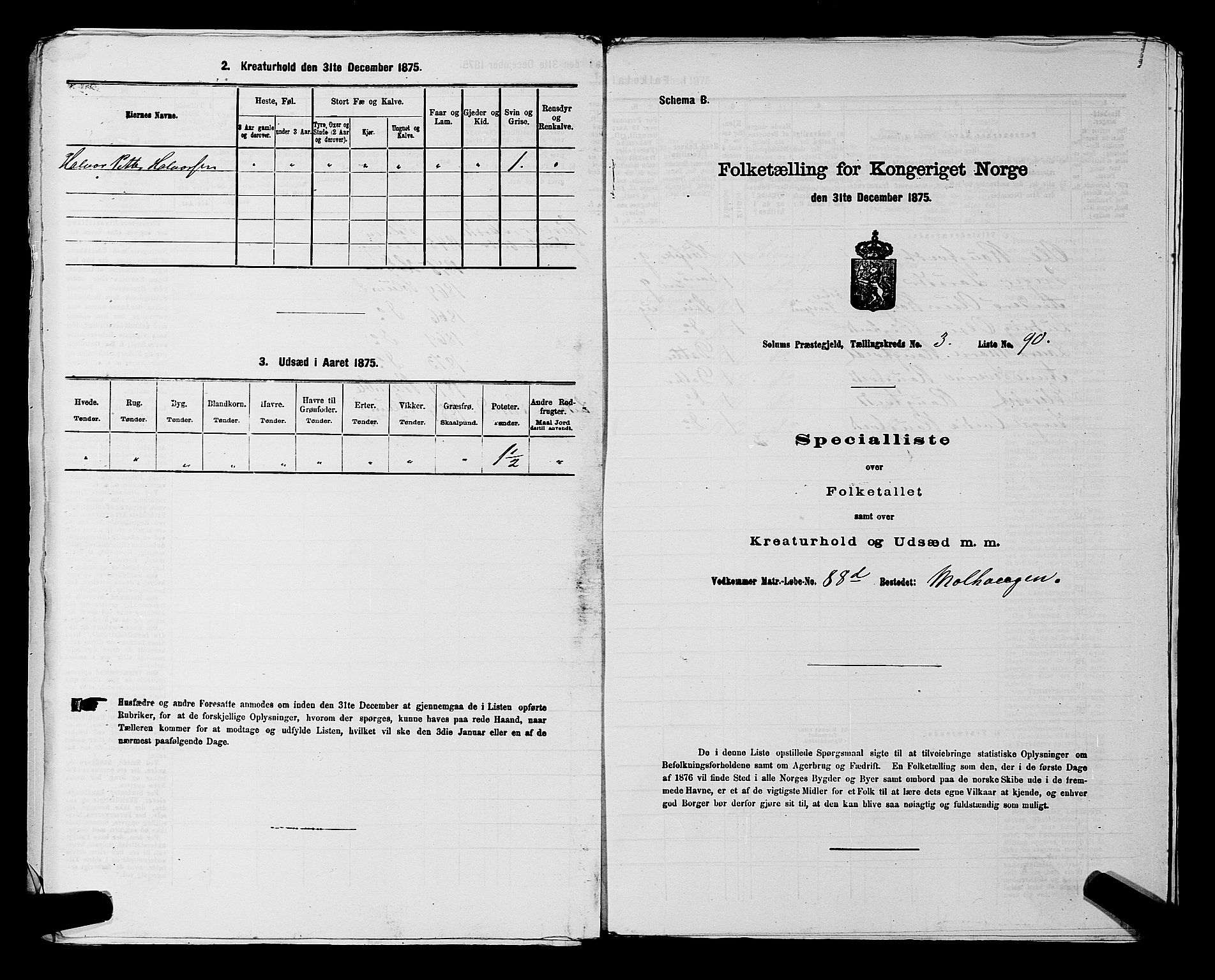 SAKO, Folketelling 1875 for 0818P Solum prestegjeld, 1875, s. 655