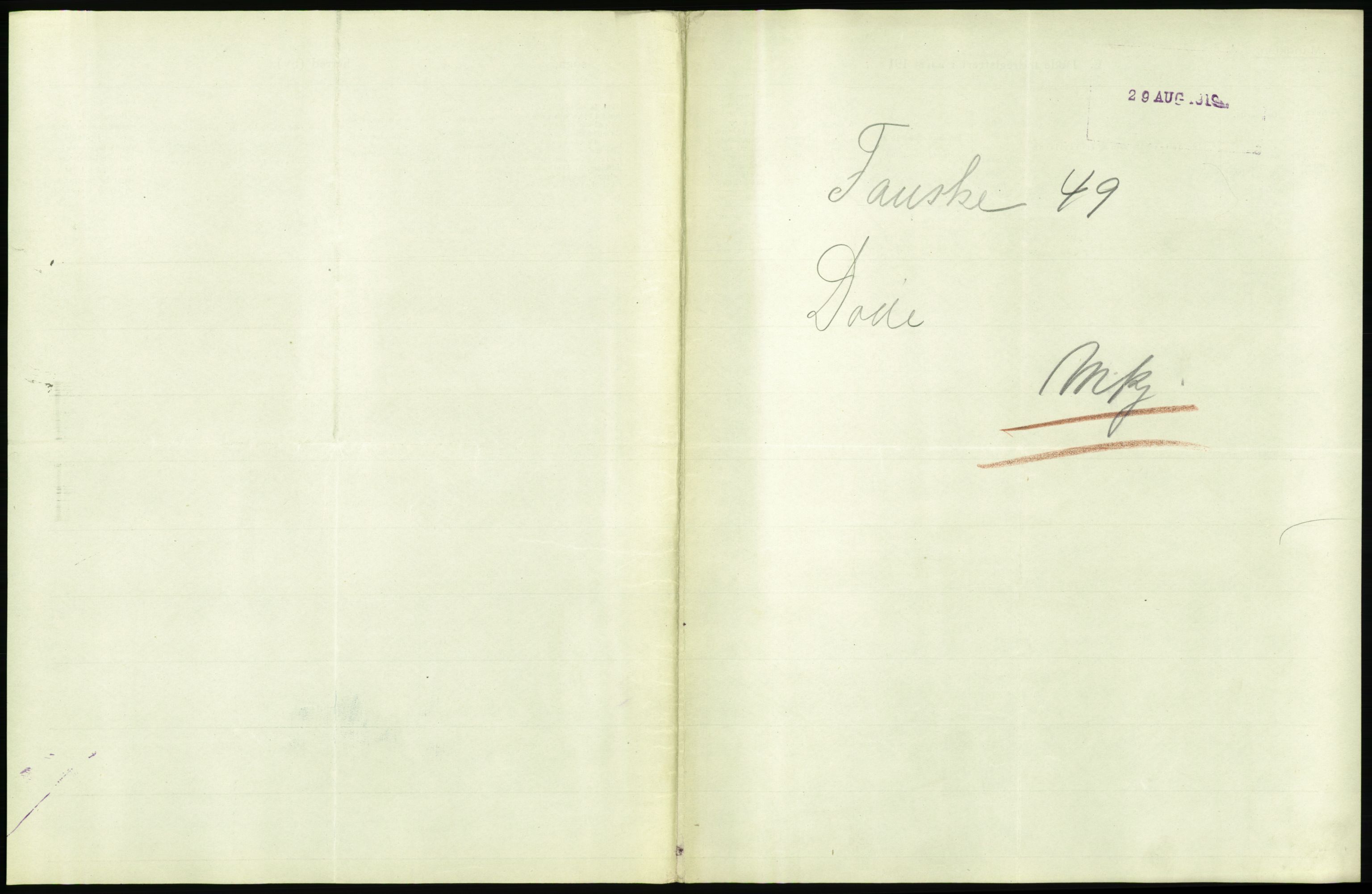 Statistisk sentralbyrå, Sosiodemografiske emner, Befolkning, AV/RA-S-2228/D/Df/Dfb/Dfbh/L0055: Nordland fylke: Døde. Bygder og byer., 1918, s. 309