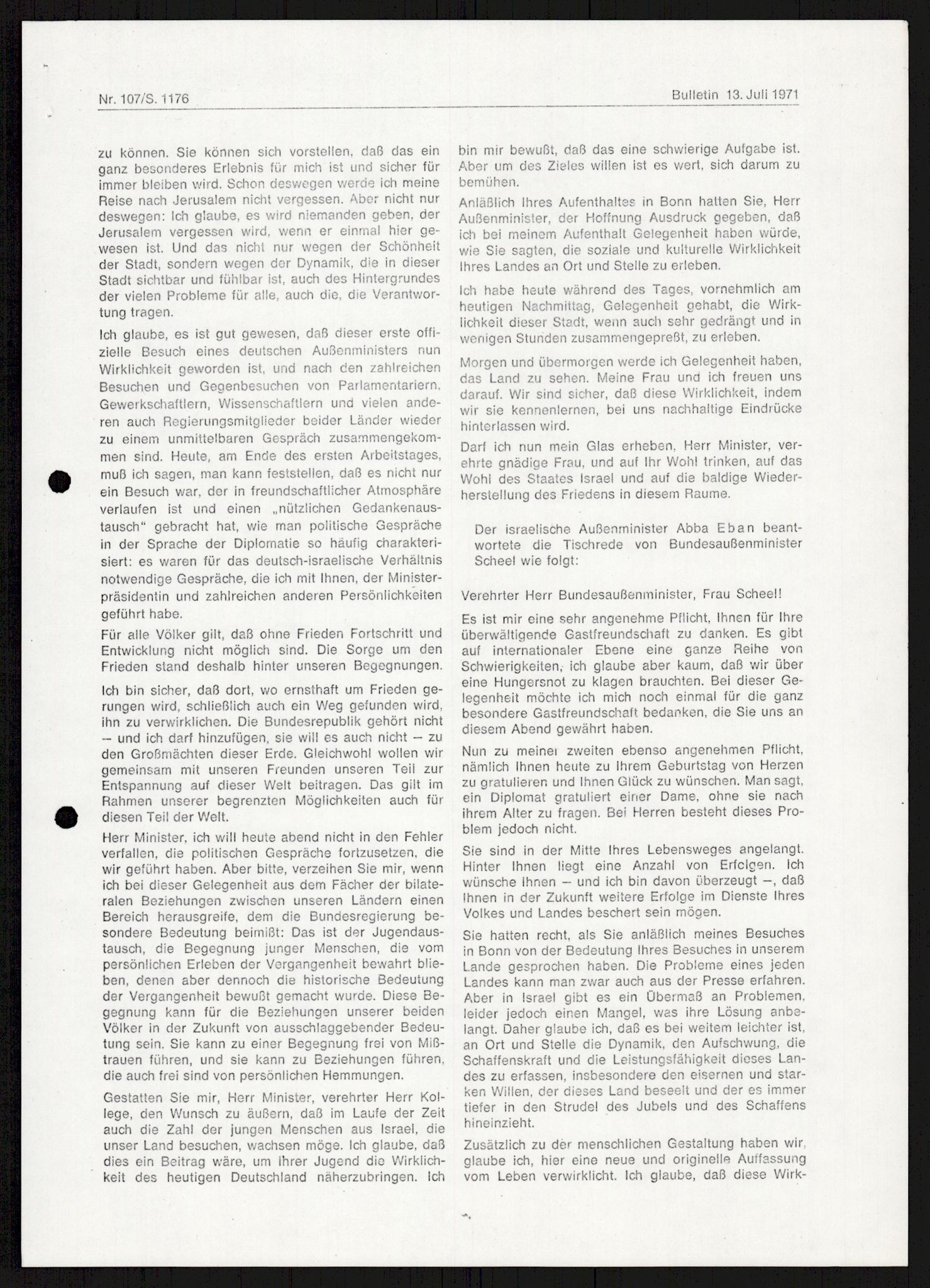 Utenriksdepartementet, hovedarkiv, AV/RA-S-6794/D/Db/Dba/L0776/0003: Verdenspolitikk. Fremmede staters politikk (G.L.) / Israel: Politikk (2 mapper), 1970-1972, s. 80