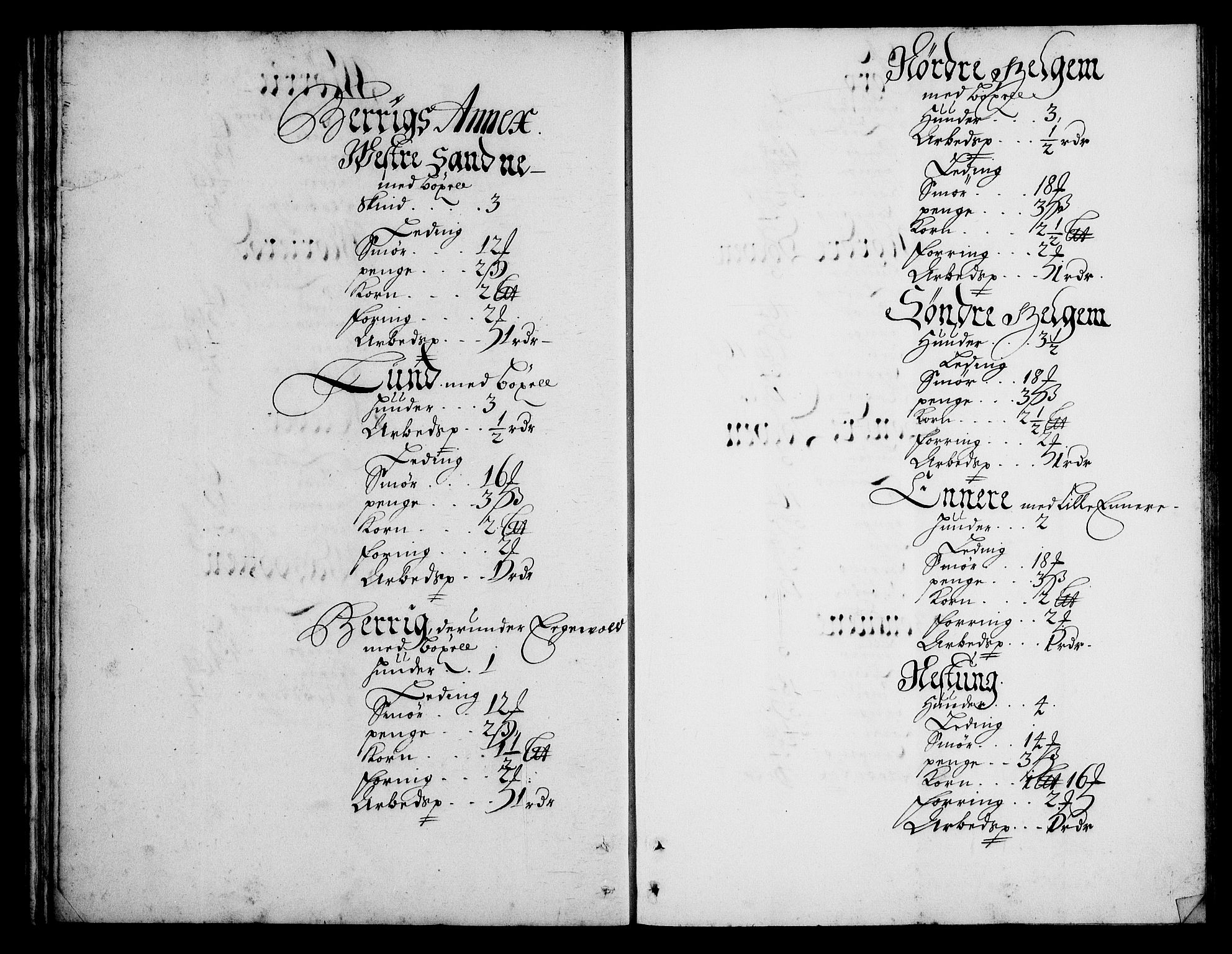 Rentekammeret inntil 1814, Realistisk ordnet avdeling, RA/EA-4070/N/Na/L0003/0007: [XI h]: Tønsbergs amt og Larvik grevskaps jordebøker: / Larvik grevskaps jordebok, 1692