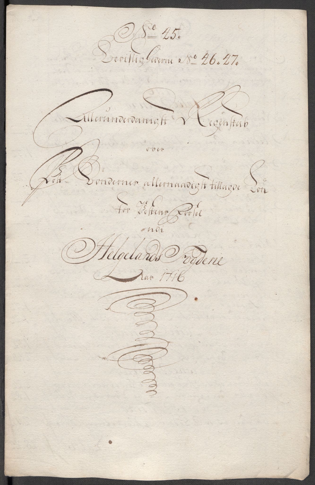 Rentekammeret inntil 1814, Reviderte regnskaper, Fogderegnskap, RA/EA-4092/R65/L4514: Fogderegnskap Helgeland, 1716, s. 297