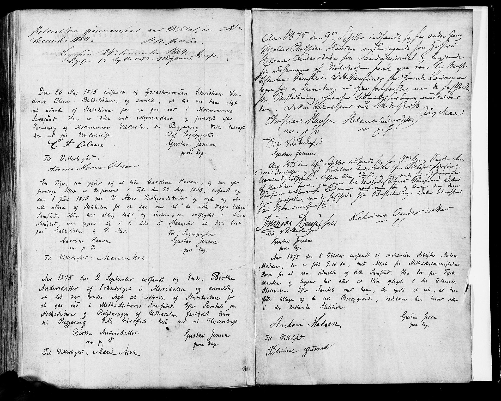 Vestre Aker prestekontor Kirkebøker, AV/SAO-A-10025/F/Fa/L0005: Ministerialbok nr. 5, 1859-1877