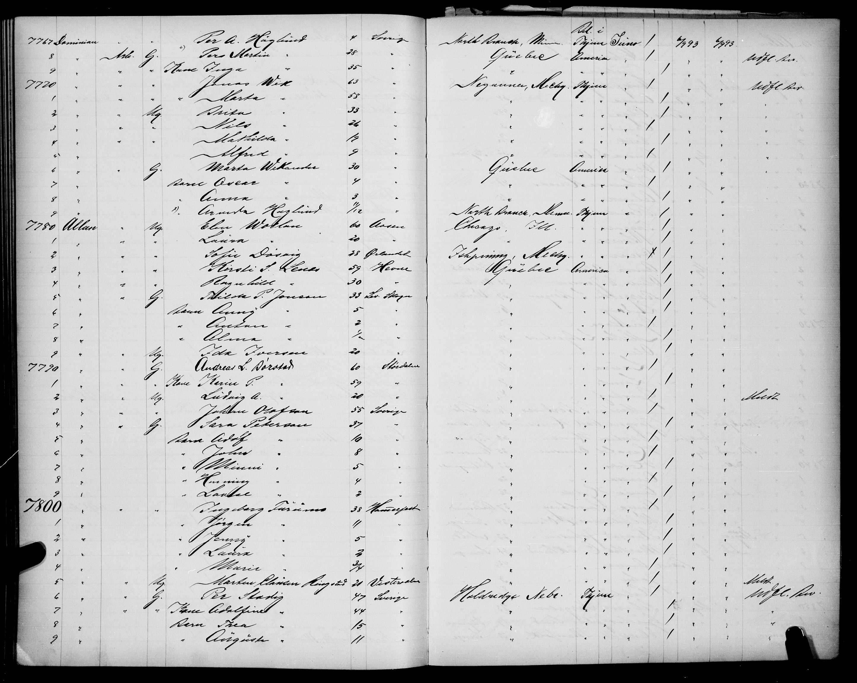 Trondheim politikammer, AV/SAT-A-1887/1/32/L0010: Emigrantprotokoll IXb, 1893-1895