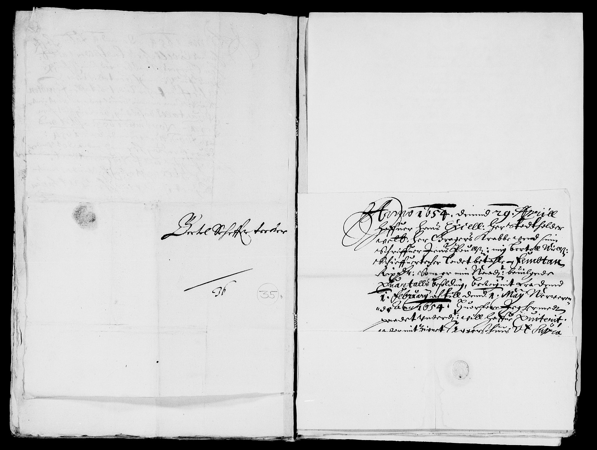 Rentekammeret inntil 1814, Reviderte regnskaper, Lensregnskaper, AV/RA-EA-5023/R/Rb/Rba/L0218: Akershus len, 1653-1654