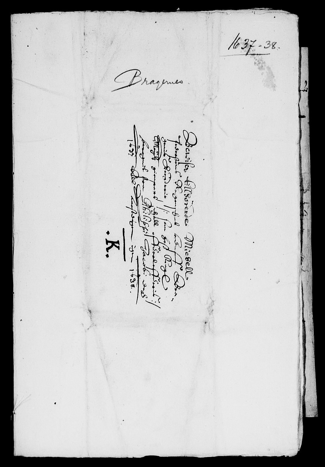 Rentekammeret inntil 1814, Reviderte regnskaper, Lensregnskaper, AV/RA-EA-5023/R/Rb/Rba/L0133: Akershus len, 1637-1638