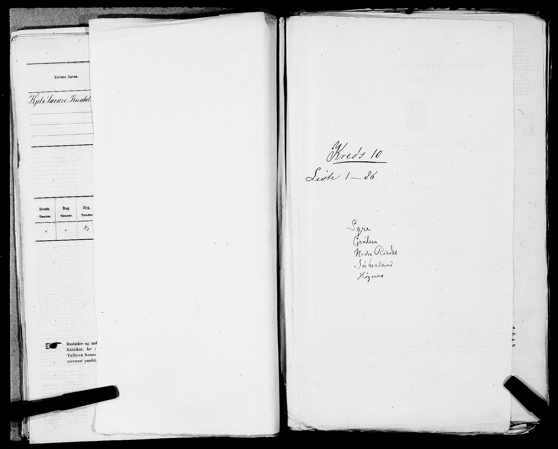 SAST, Folketelling 1875 for 1150L Skudenes prestegjeld, Falnes sokn, Åkra sokn og Ferkingstad sokn, 1875, s. 1285