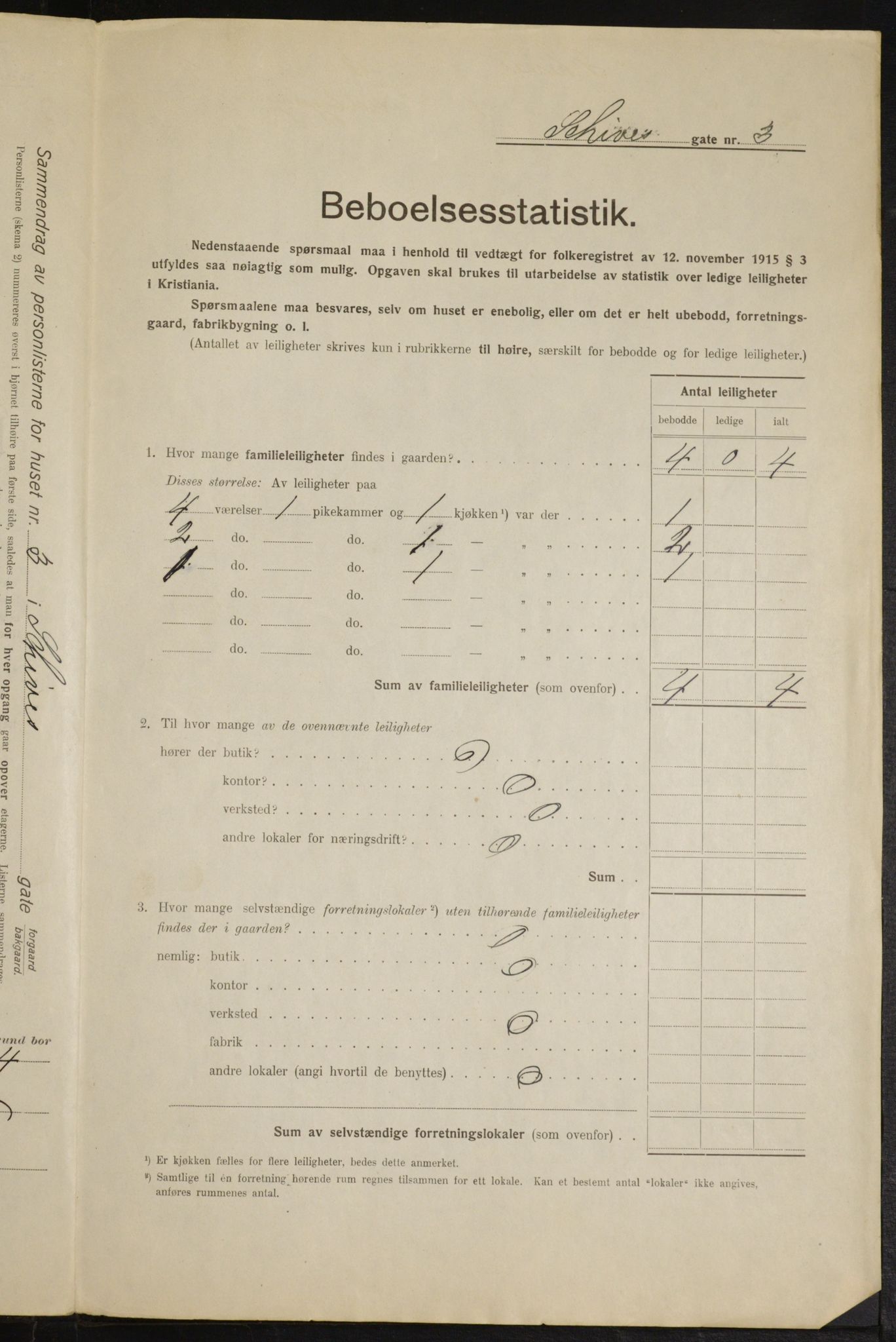 OBA, Kommunal folketelling 1.2.1916 for Kristiania, 1916, s. 91744