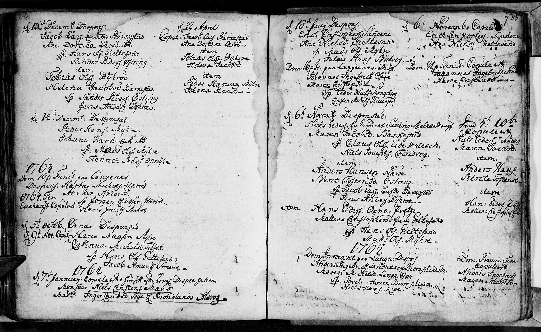 Ministerialprotokoller, klokkerbøker og fødselsregistre - Nordland, AV/SAT-A-1459/893/L1329: Ministerialbok nr. 893A02, 1749-1791, s. 135