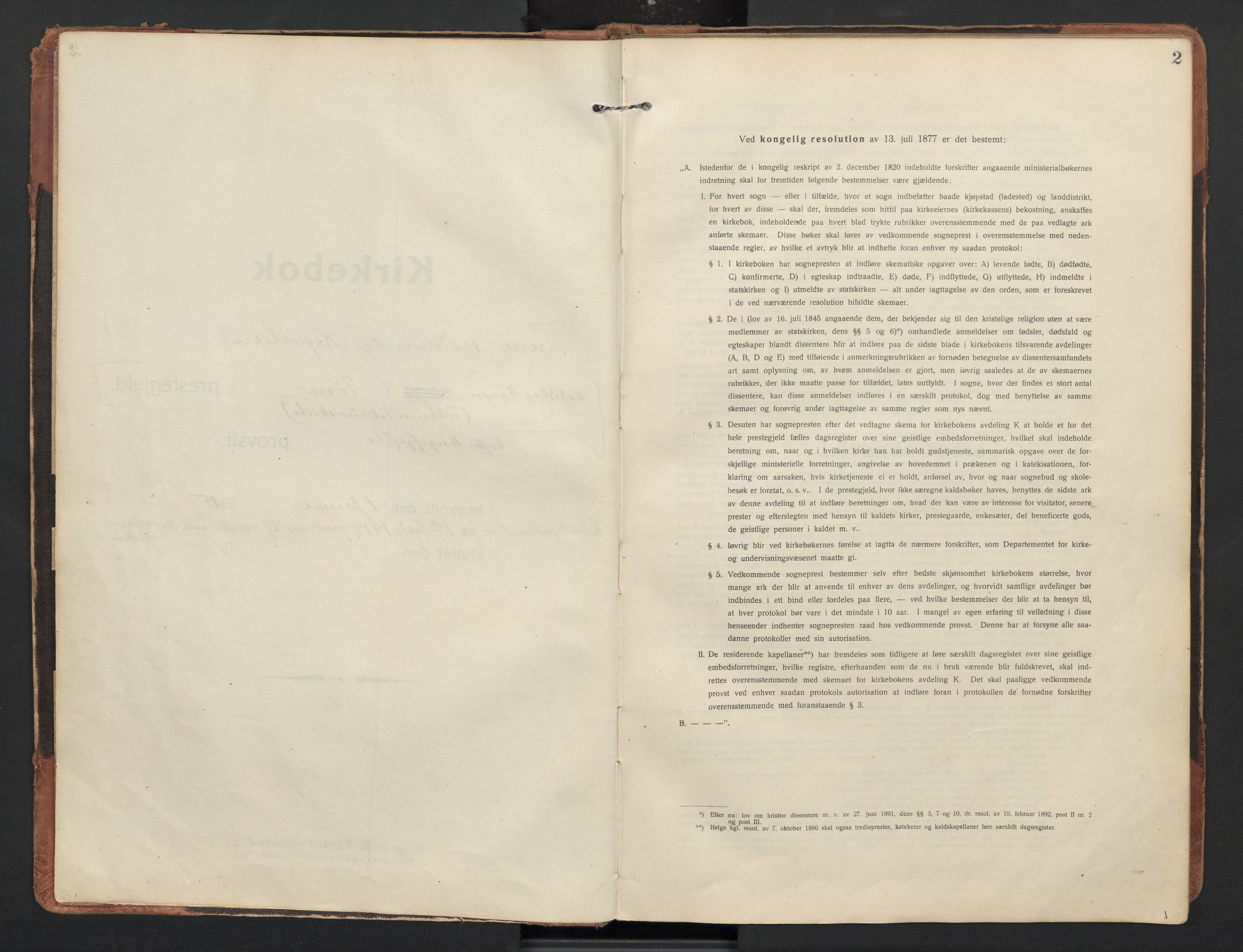 Tune prestekontor Kirkebøker, AV/SAO-A-2007/F/Fb/L0001: Residerende kapellans bok nr. 1, 1915-1923, s. 2