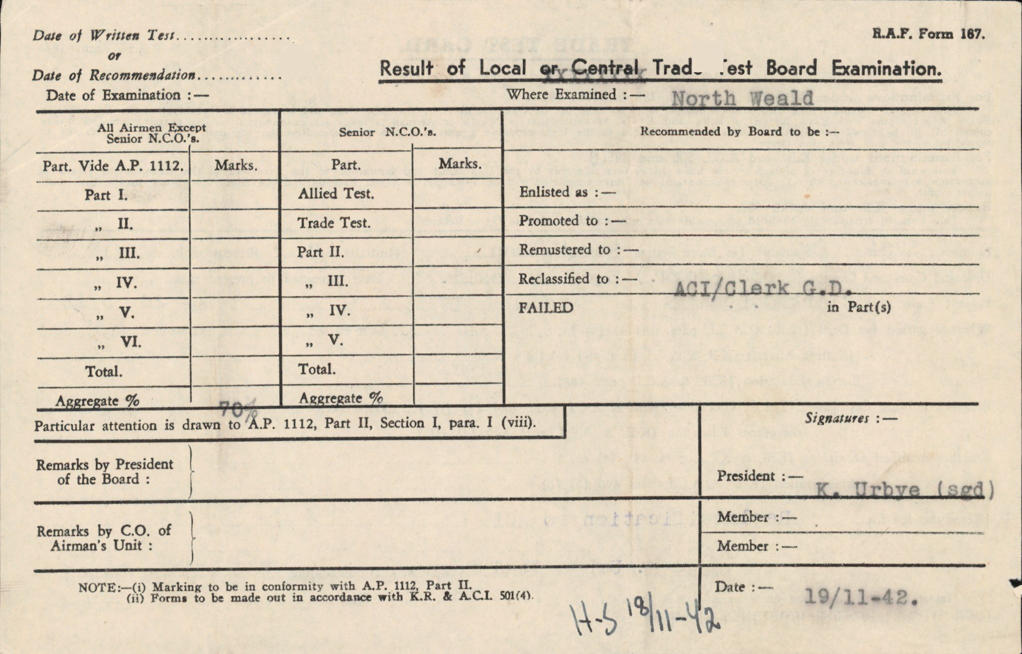 Forsvaret, Rygge hovedflystasjon, AV/RA-RAFA-2298/P/Pd/L0039: Andersen, Gunnar Bjarne - Coward, Christian - f. 1916, 1916, s. 454