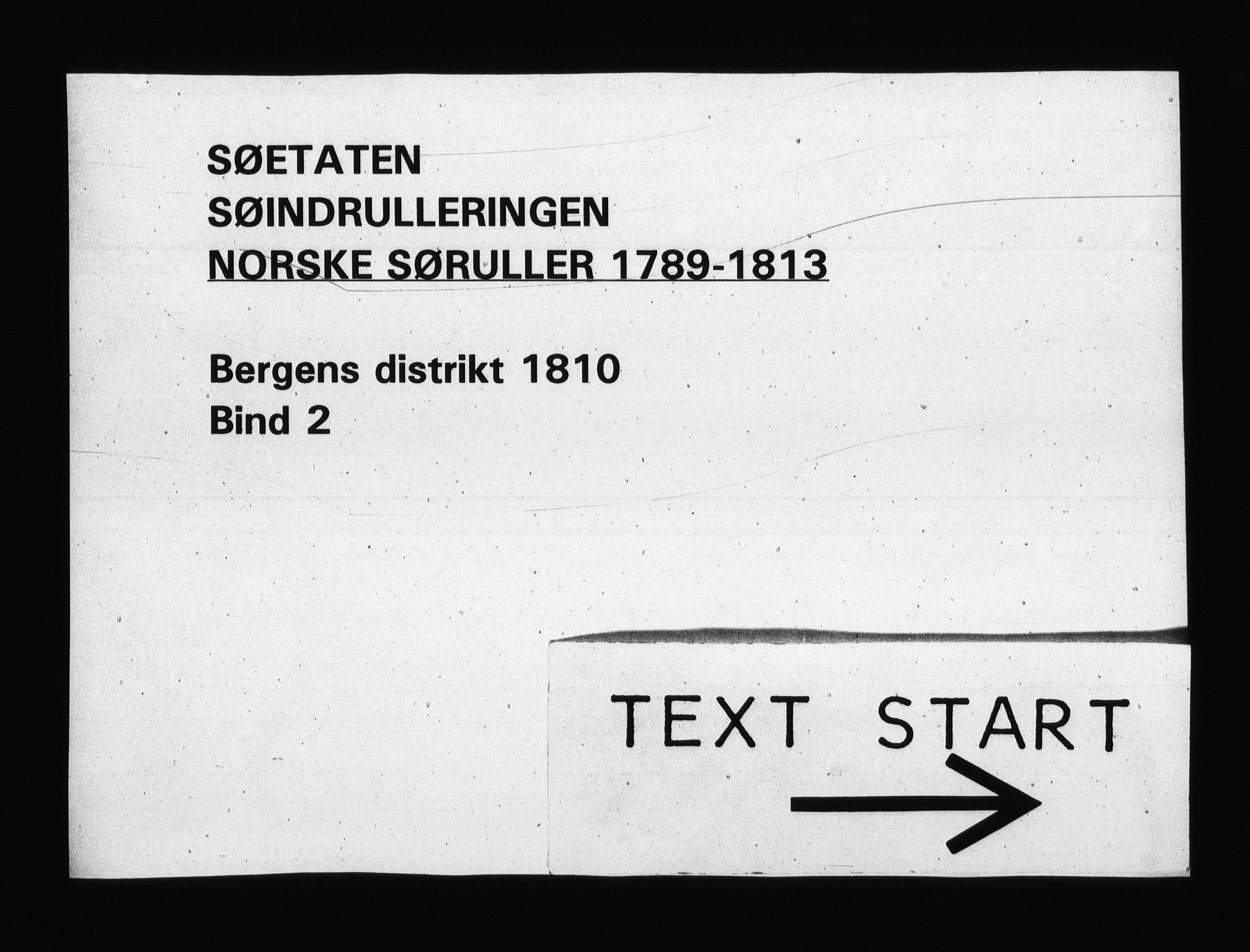 Sjøetaten, RA/EA-3110/F/L0251: Bergen distrikt, bind 2, 1810