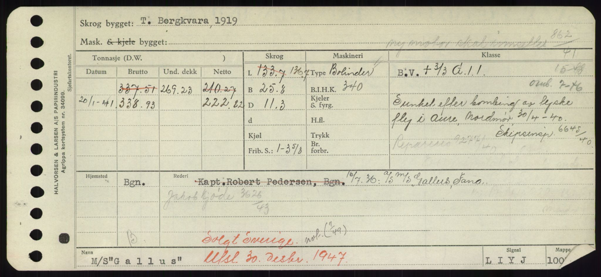 Sjøfartsdirektoratet med forløpere, Skipsmålingen, AV/RA-S-1627/H/Hd/L0012: Fartøy, G-Glø, s. 31