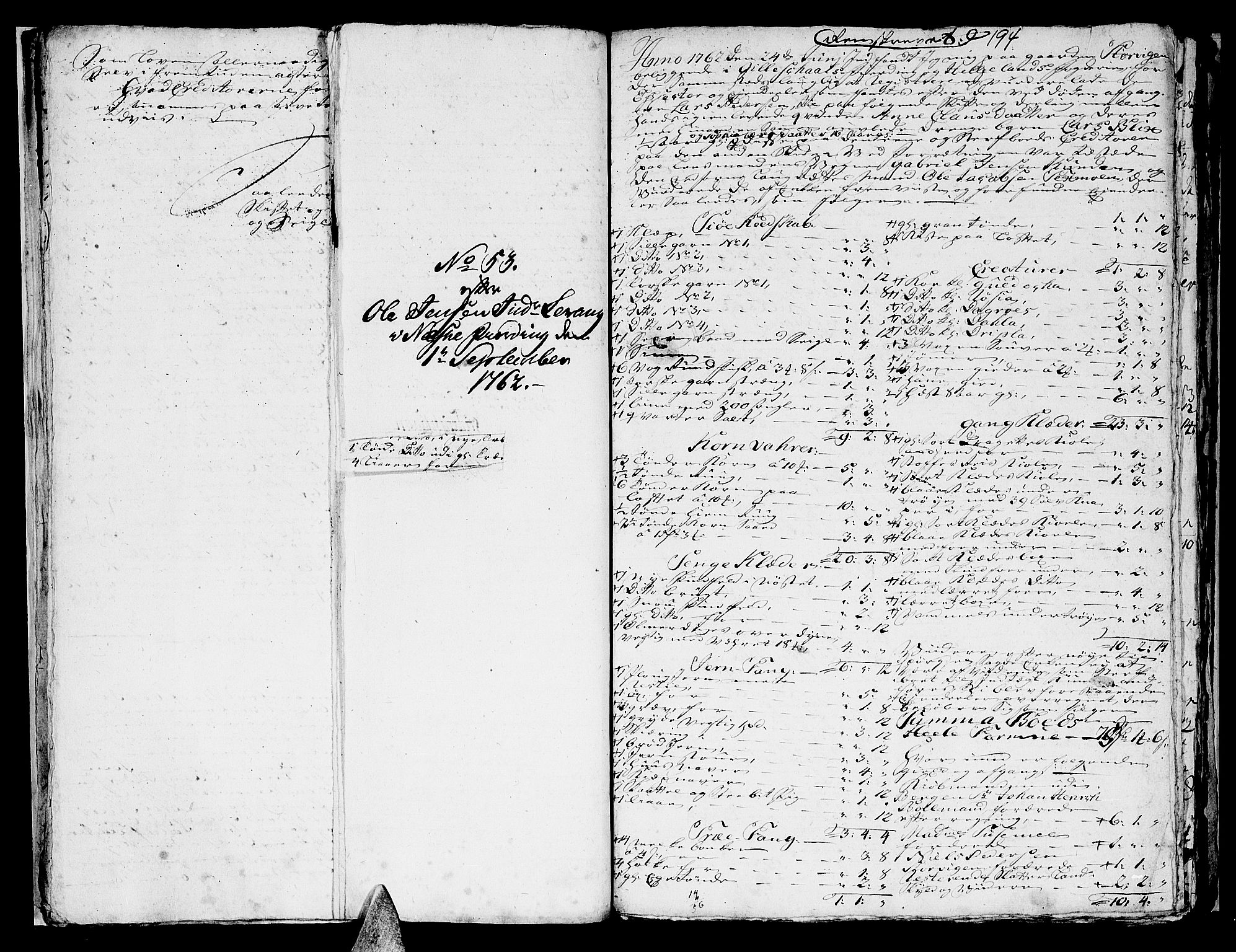 Helgeland sorenskriveri, AV/SAT-A-0004/3/3A/L0051: Konseptprotokoll 36, 1762, s. 193b-194a