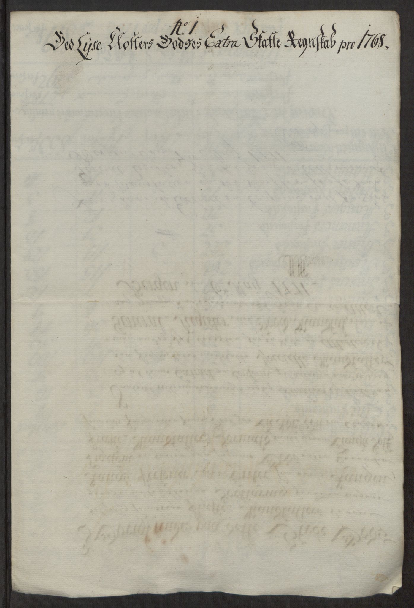 Rentekammeret inntil 1814, Reviderte regnskaper, Fogderegnskap, AV/RA-EA-4092/R50/L3180: Ekstraskatten Lyse kloster, 1762-1783, s. 196