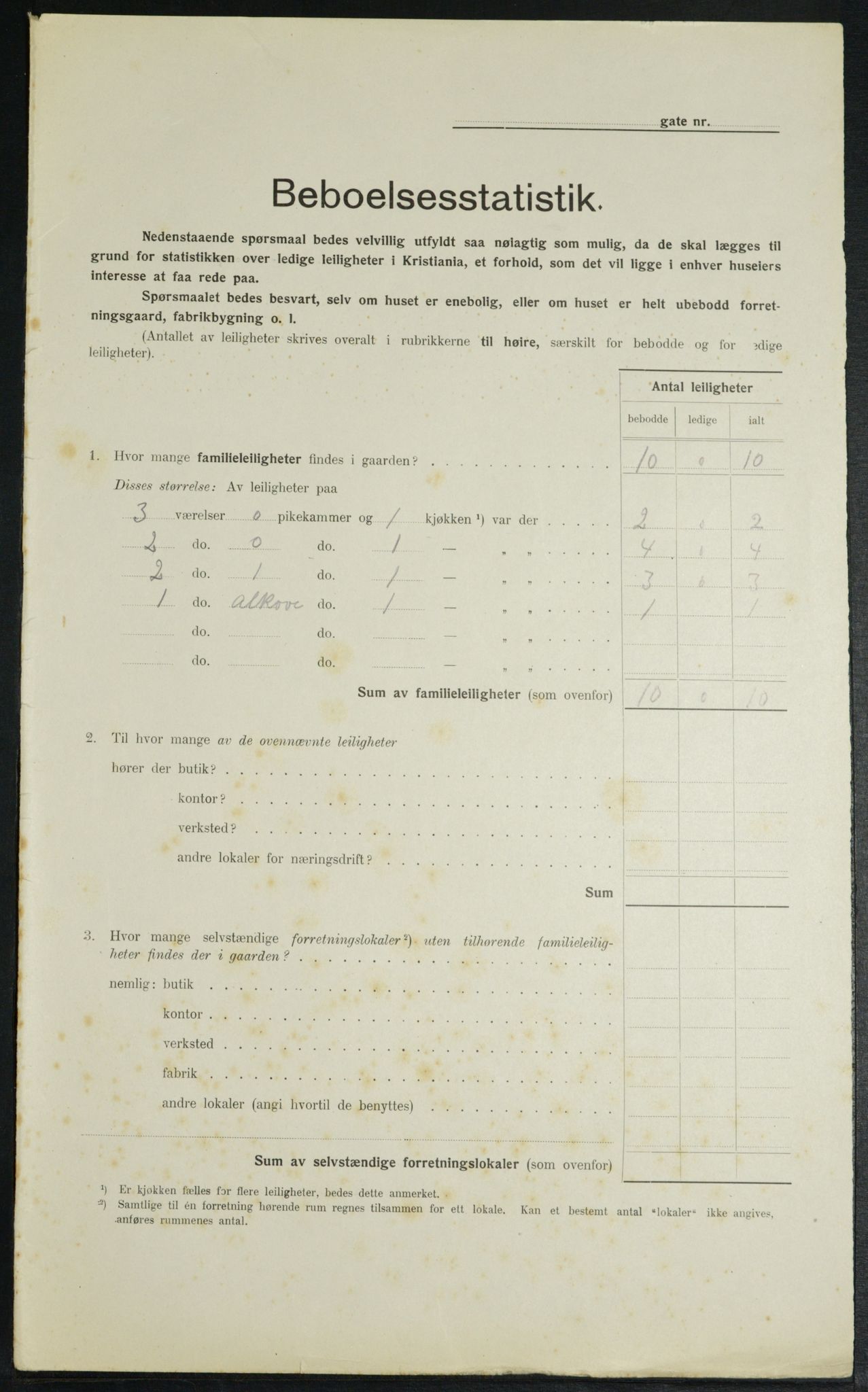 OBA, Kommunal folketelling 1.2.1914 for Kristiania, 1914, s. 4323