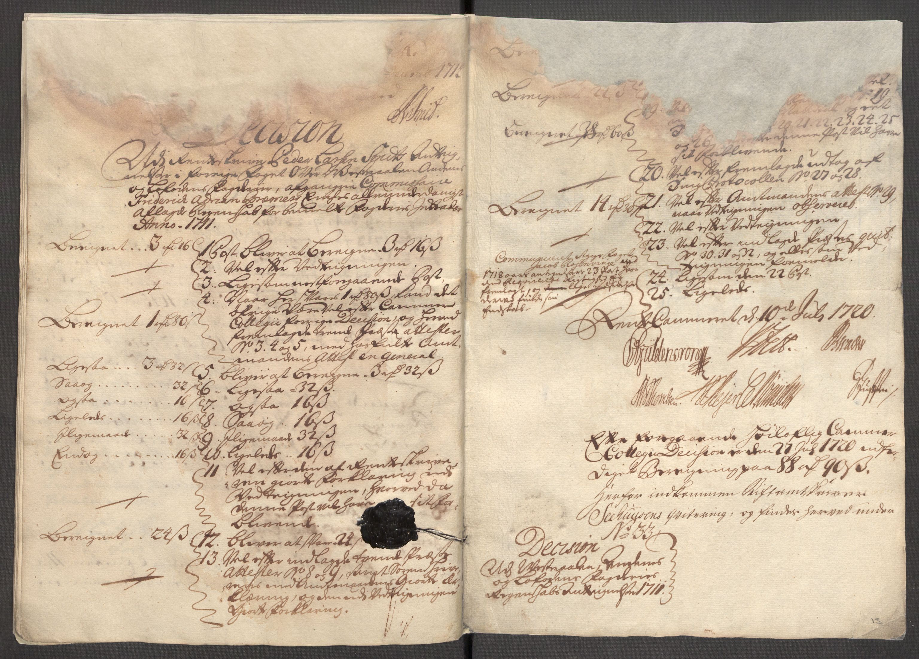 Rentekammeret inntil 1814, Reviderte regnskaper, Fogderegnskap, AV/RA-EA-4092/R67/L4679: Fogderegnskap Vesterålen, Andenes og Lofoten, 1711-1713, s. 17