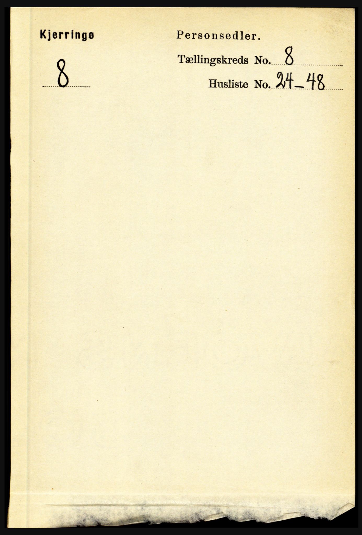 RA, Folketelling 1891 for 1846 Nordfold-Kjerringøy herred, 1891, s. 2100