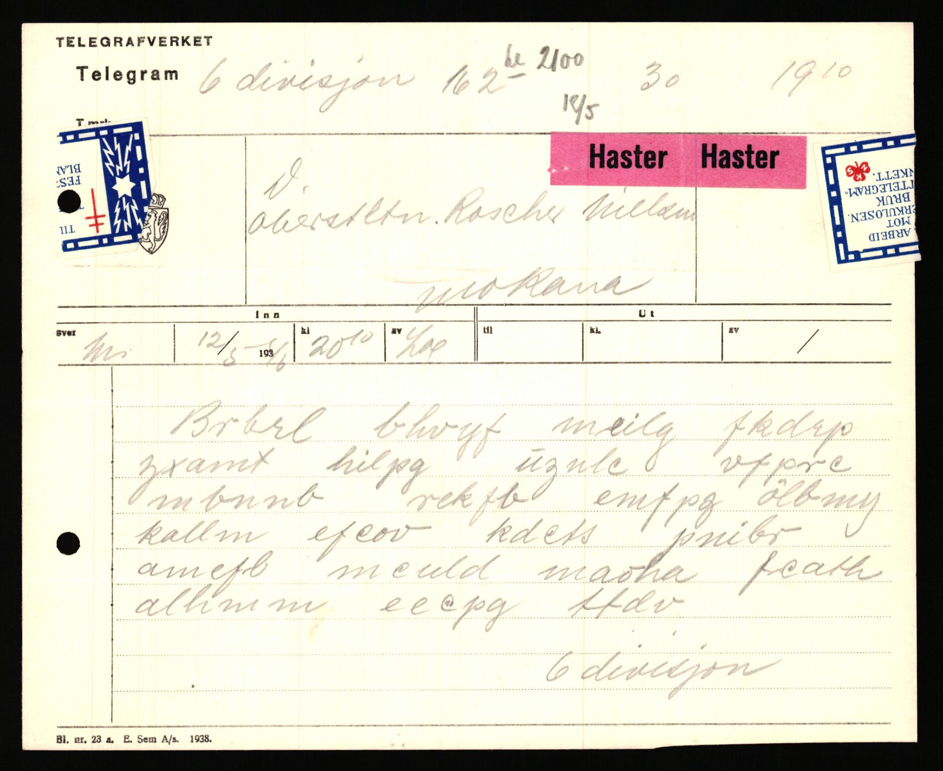 Forsvaret, Forsvarets krigshistoriske avdeling, AV/RA-RAFA-2017/Y/Ya/L0031: II-C-11-51 - Hærens overkommando, 1940, s. 574