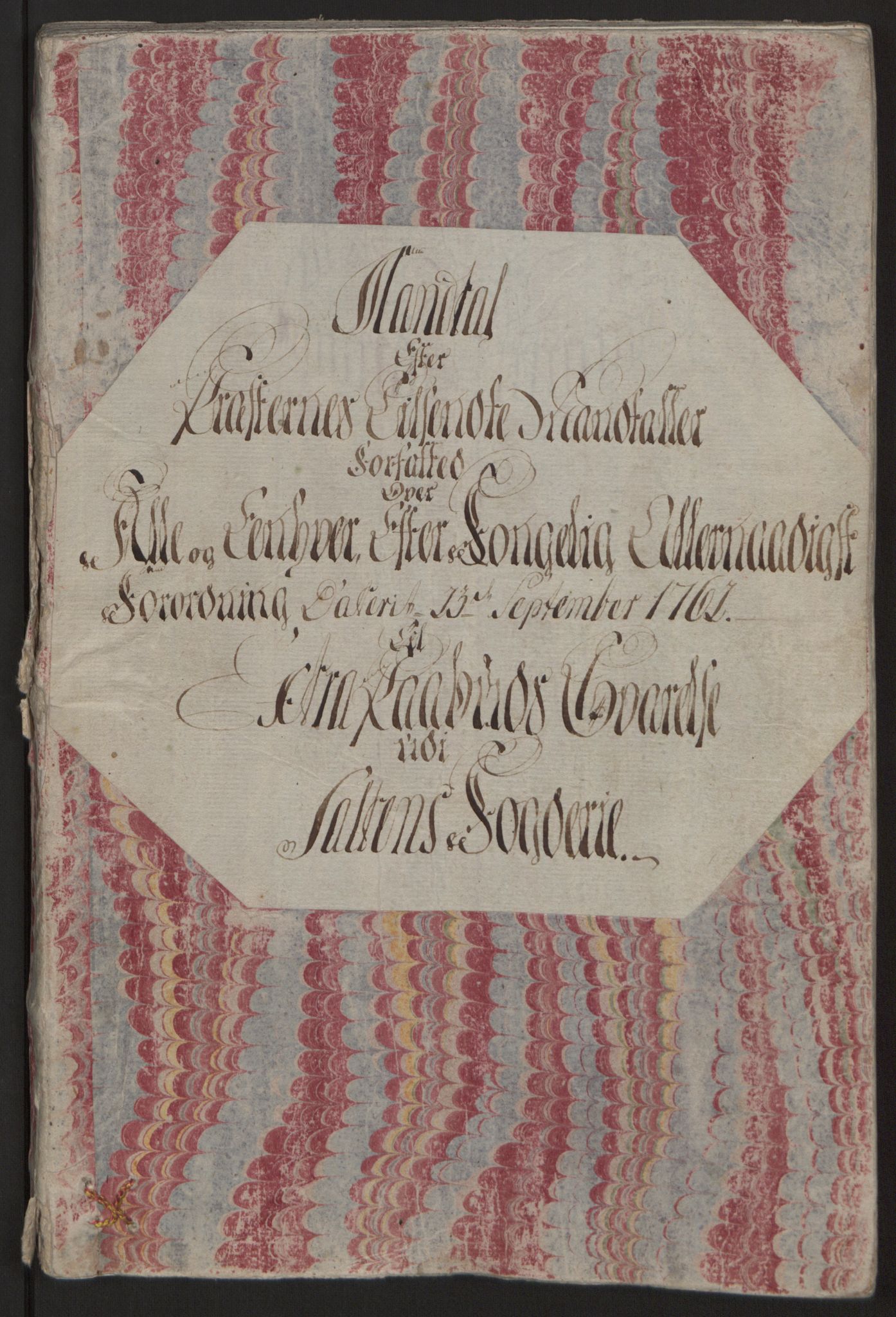 Rentekammeret inntil 1814, Reviderte regnskaper, Fogderegnskap, RA/EA-4092/R66/L4670: Ekstraskatten Salten, 1762-1764, s. 10