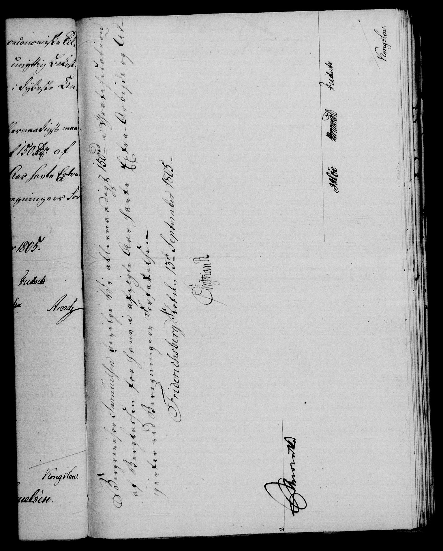 Rentekammeret, Renteskriverkontorene, RA/EA-3115/M/Mf/Mfb/L0007: Relasjons- og resolusjonsprotokoll med register (merket RK 54.13), 1805-1806